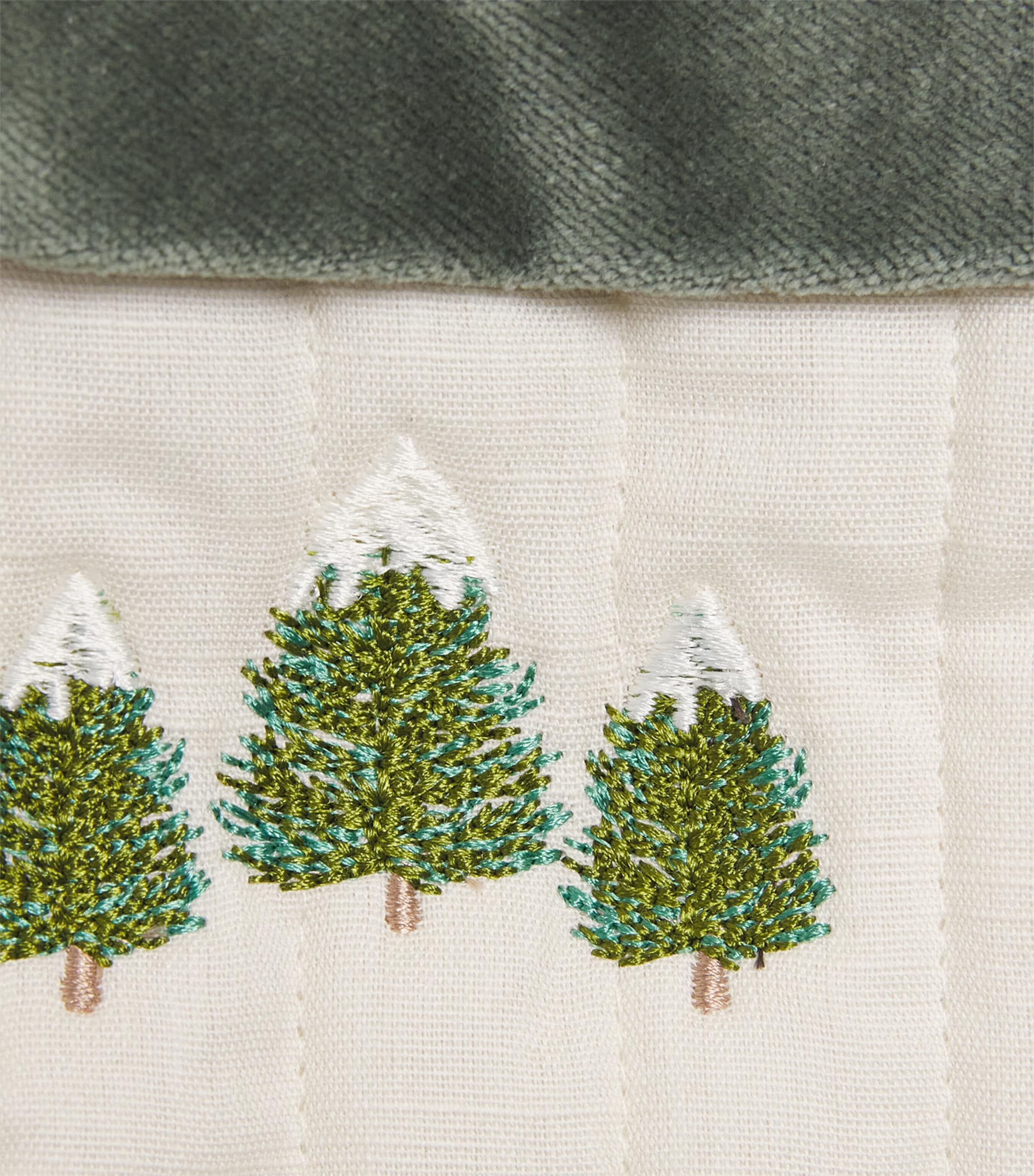 Avery Row Embroidered Christmas Stocking Rdereindeer Image 2