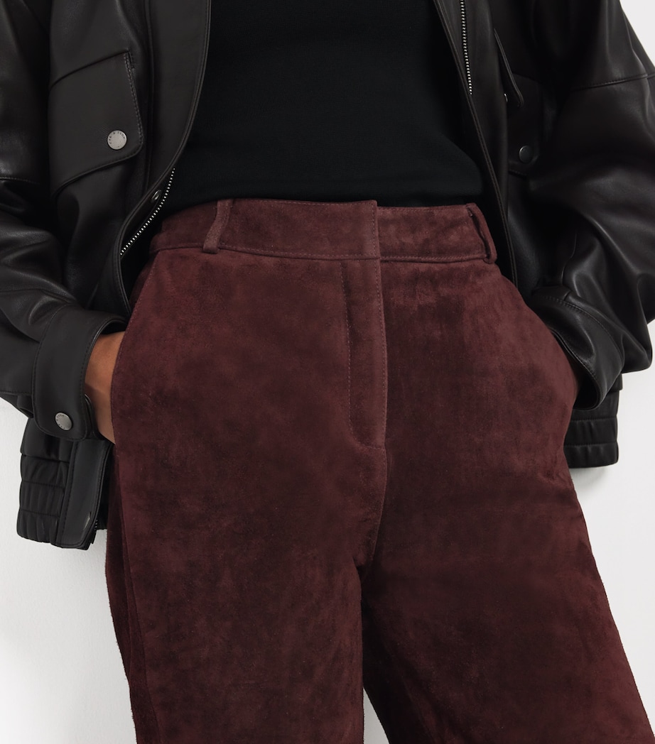 Sole Suede Straight Trousers SHIRAZ Image 6