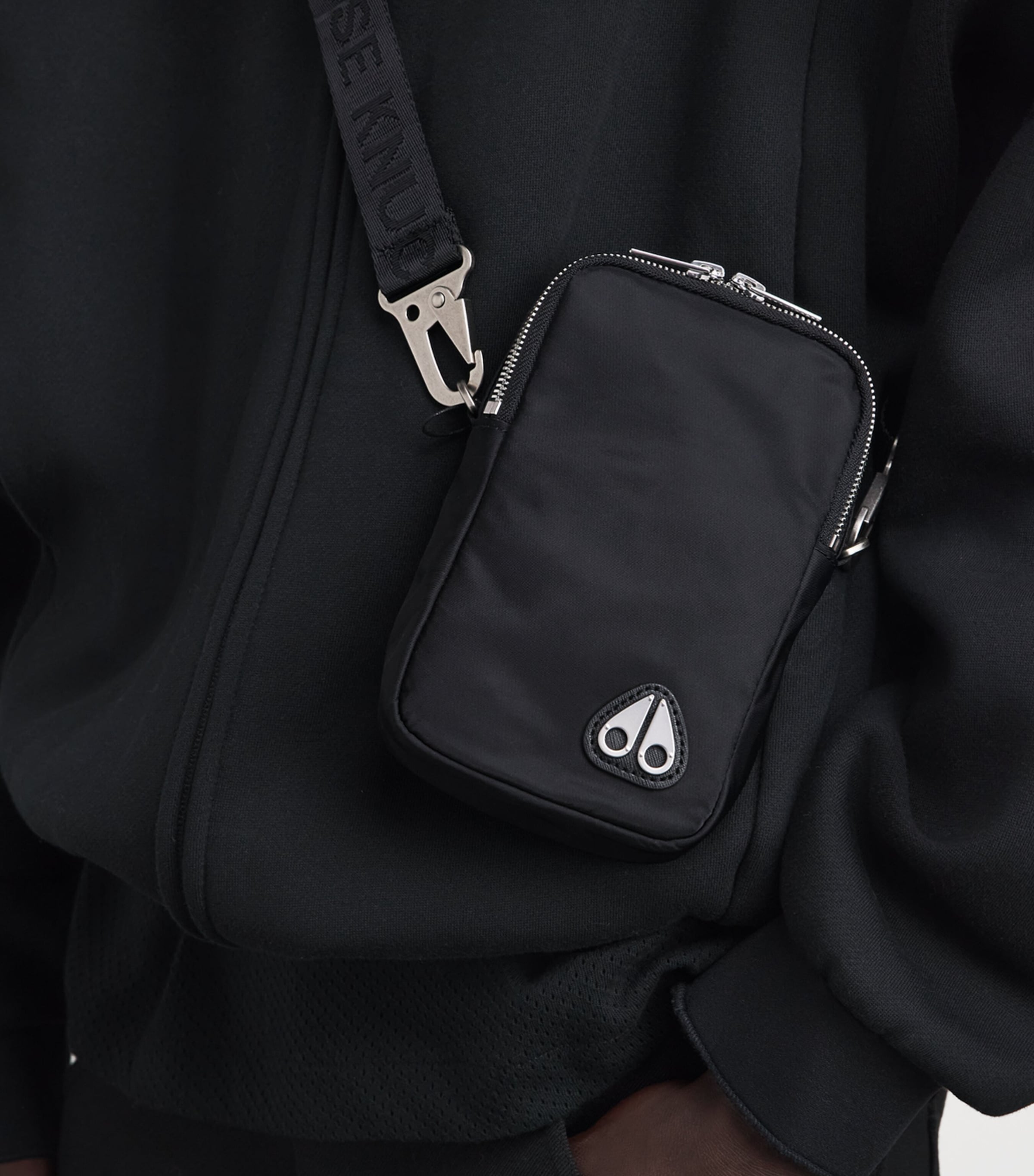 Moose Knuckles Dial Cross-Body Bag Black Image 2