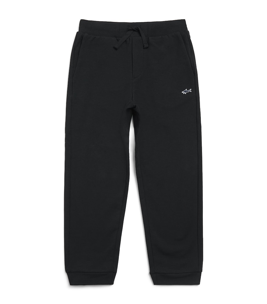 Paul & Shark Stretch-Cotton Sweatpants (6-16 Years) Nero/black Image 1