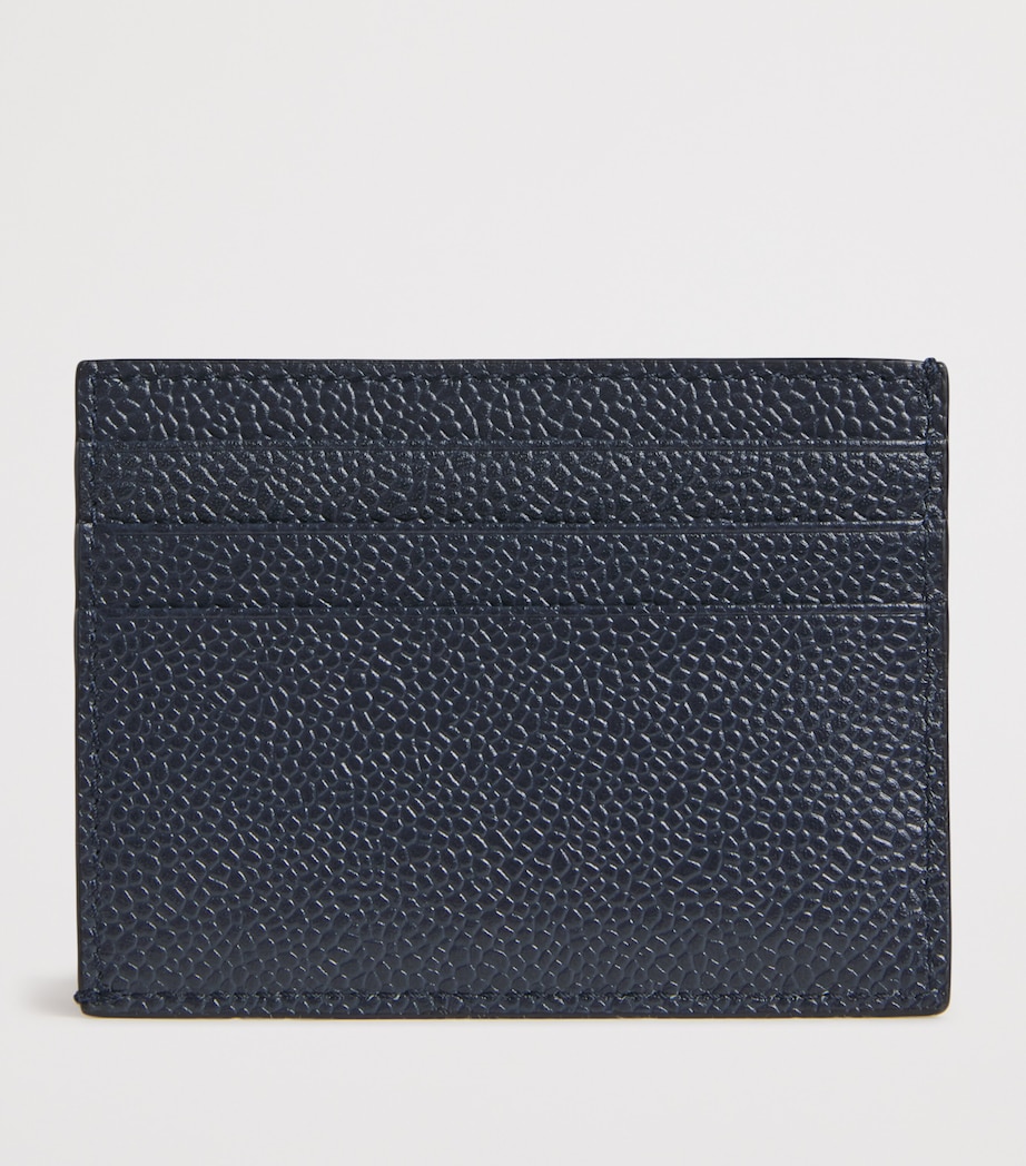 Leather Card Holder NAVY Image 2