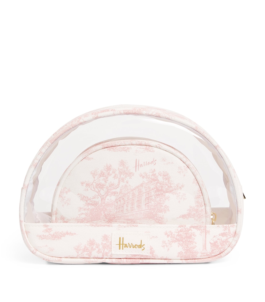 Toile Cosmetic Bag (Set of 2) PINK Image 1