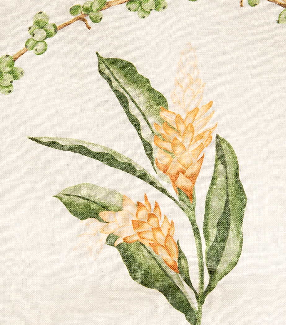 Linen Luna Mini Wrap Skirt WILD Image 6