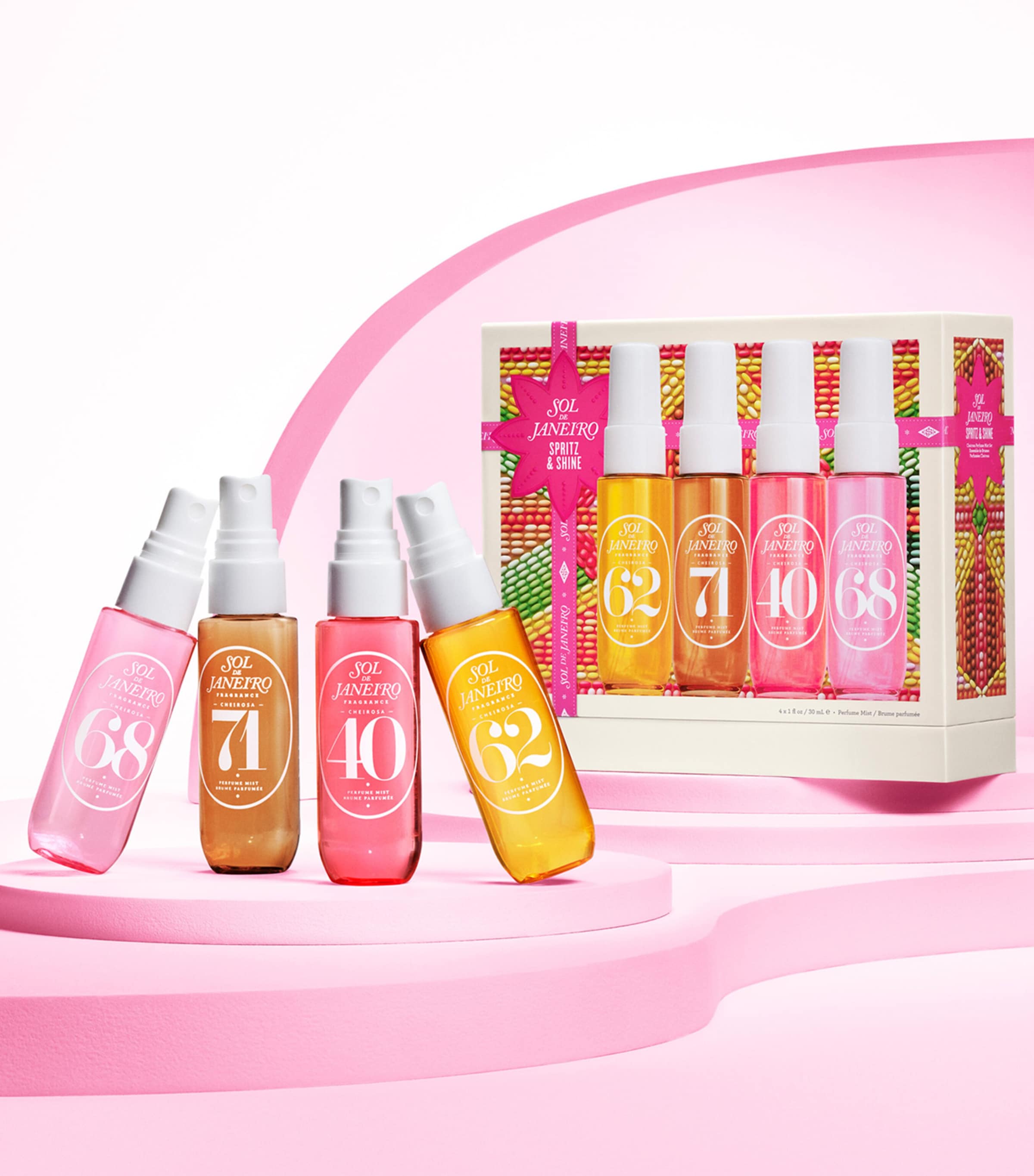 Sol de Janeiro Perfume Mist Set 4点セット Sol De Janeiro Cheirosa Perfume Mist Gift Set 4 x 30ml