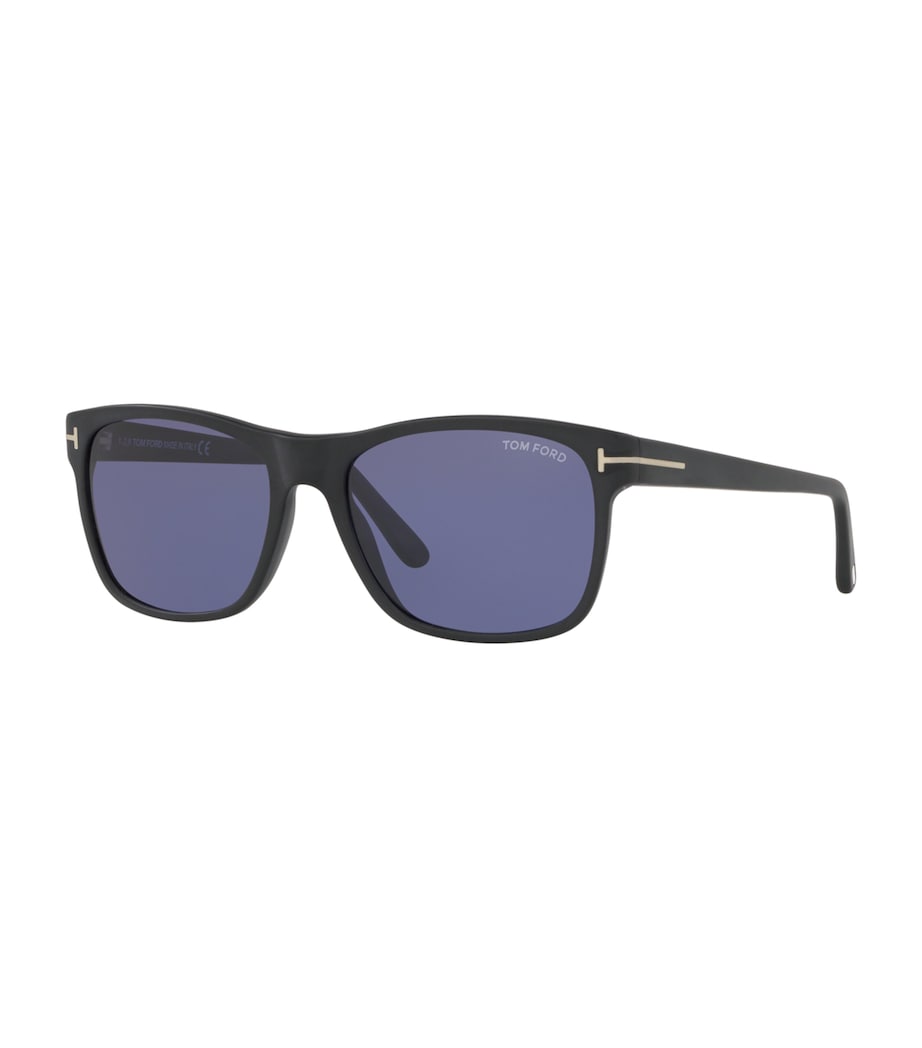 TOM FORD Acetate Giulio Rectangle Sunglasses Black Image 4