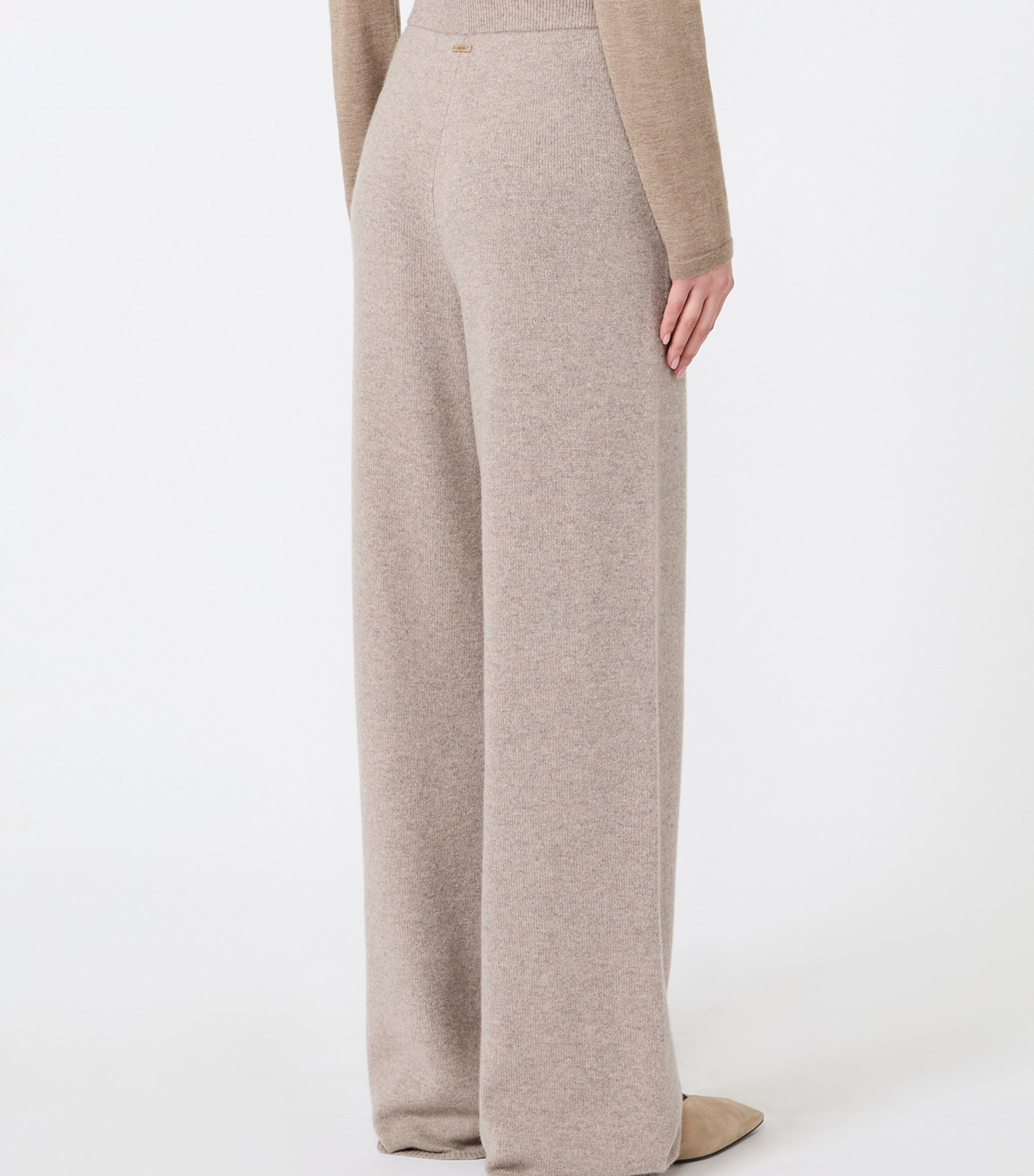 Max Mara Womens Cashmere Sweatpants Sand Image 3