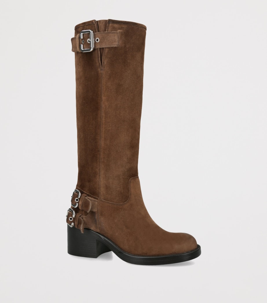 Chloé Suede Dakota Boots 60 Brown Image 2