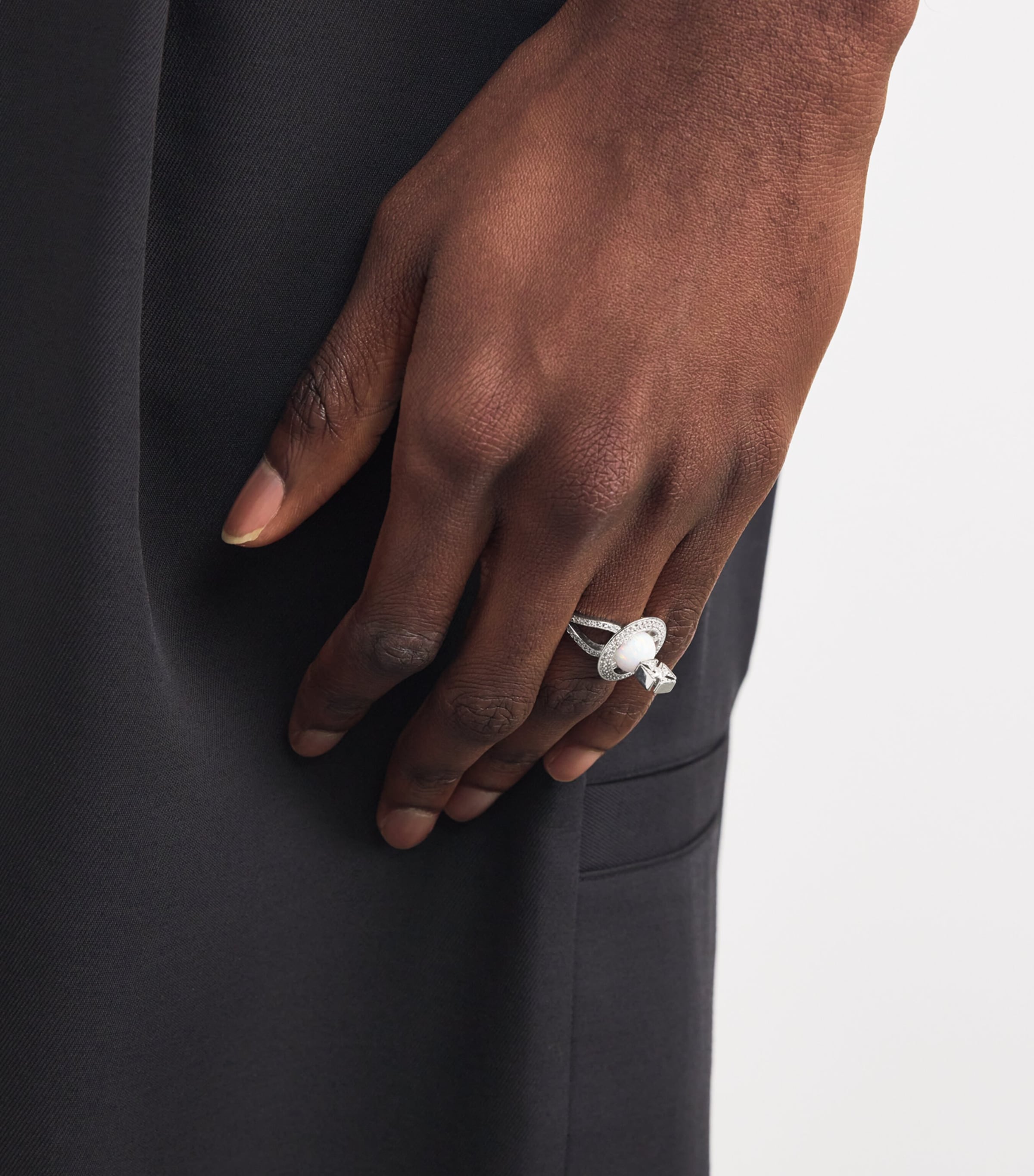Vivienne Westwood Sterling Silver Eabha Ring | Harrods US