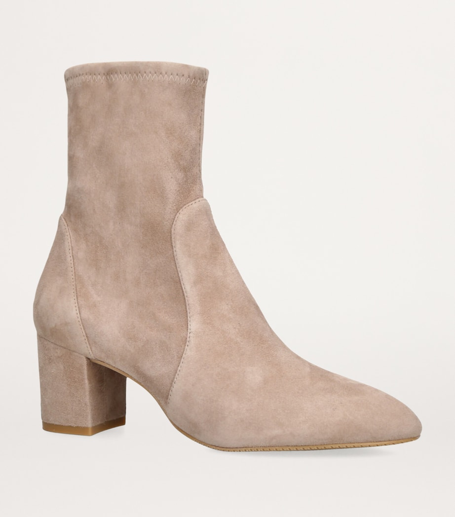 Suede Yuliana Ankle Boots 60 TAN Image 3