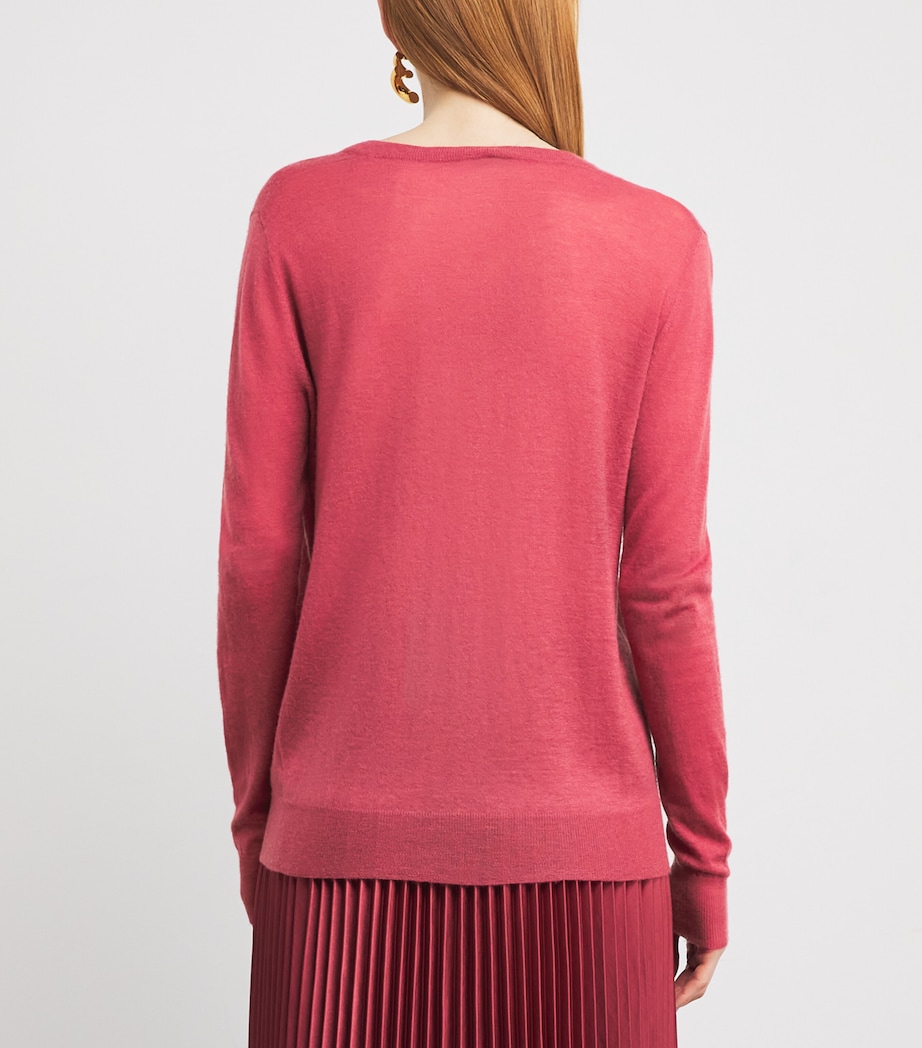 Cashmere V-Neck Sweater MULBERRY Image 4