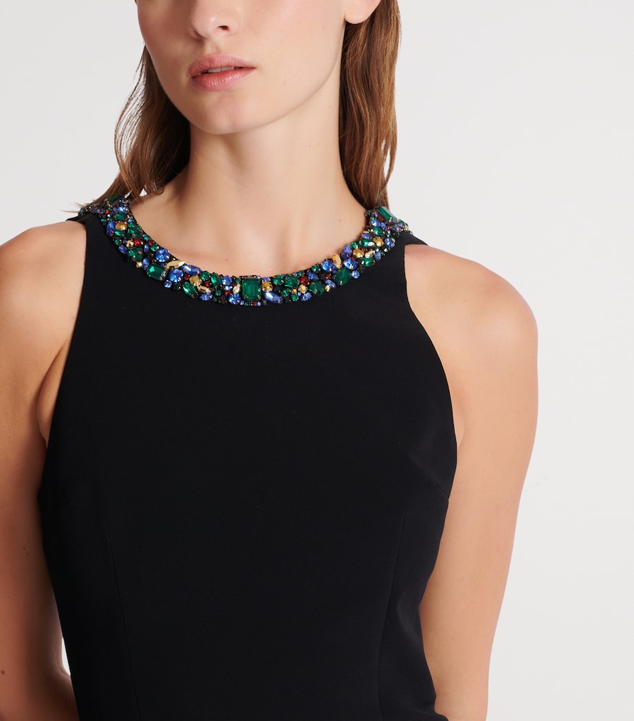 Embellished Halterneck Gown EAH NOIR/MULTICO Image 6