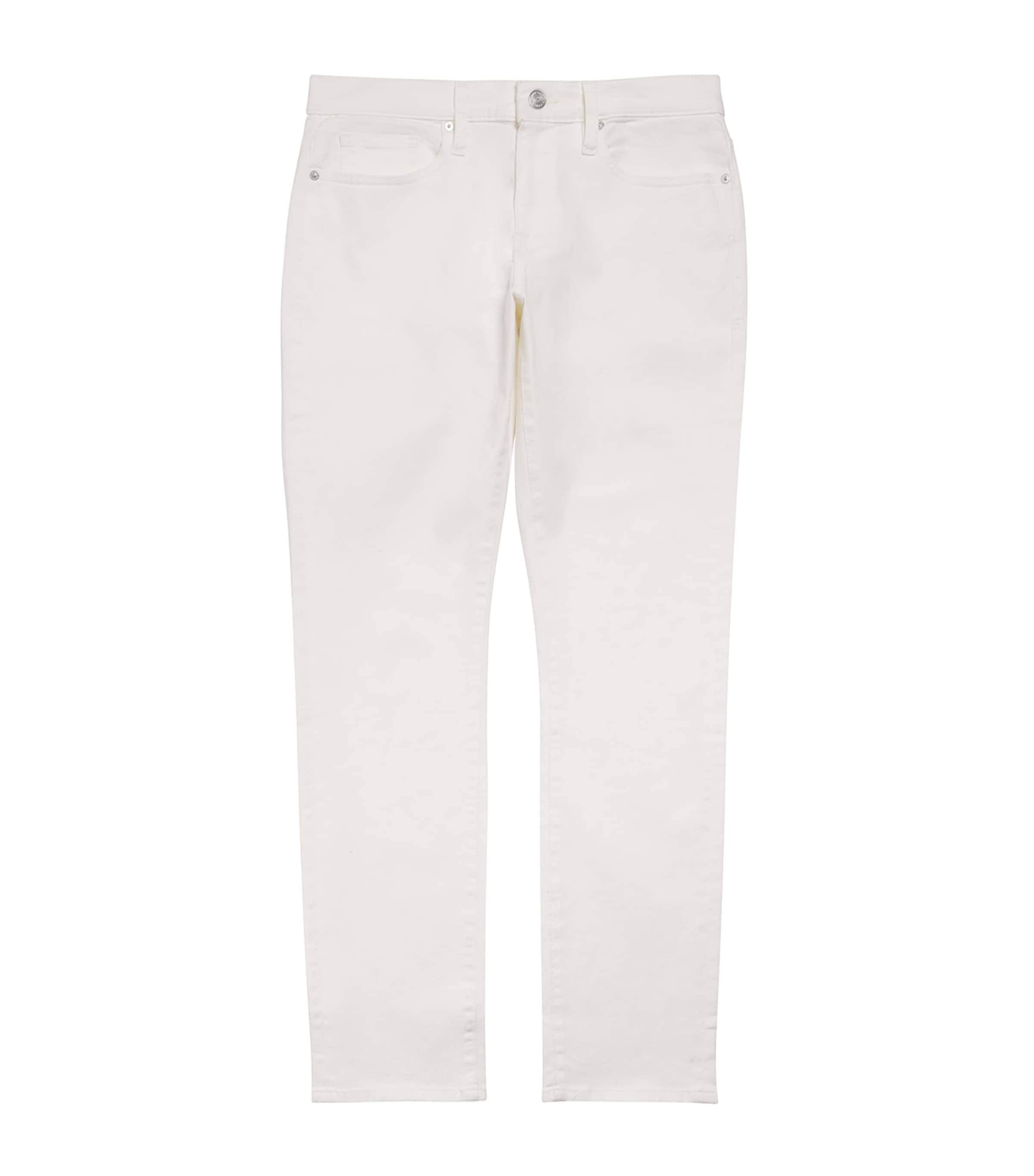 FRAME Mens L'Homme Slim Jeans Whsw Whisper White Image 1