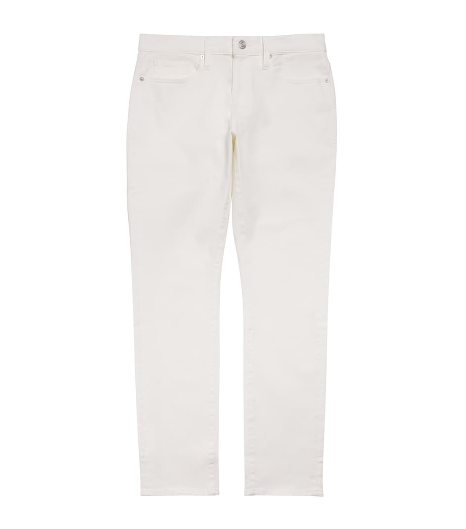 FRAME Mens L'Homme Slim Jeans Whsw Whisper White Image 1