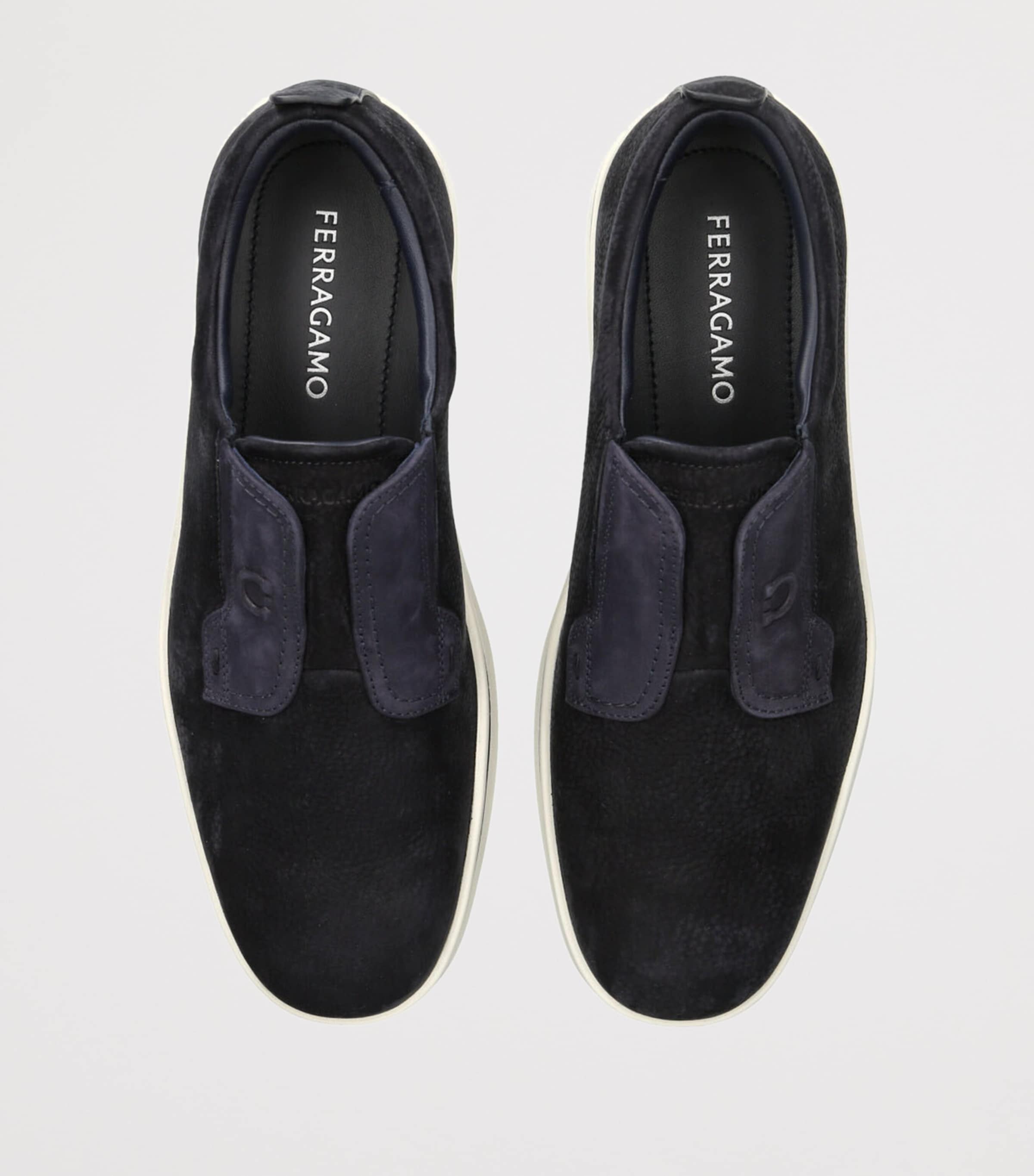 Suede Alfie Slip-On Sneakers NAVY Image 4