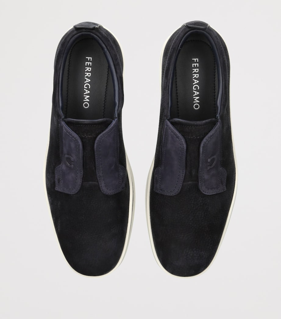Suede Alfie Slip-On Sneakers NAVY Image 4