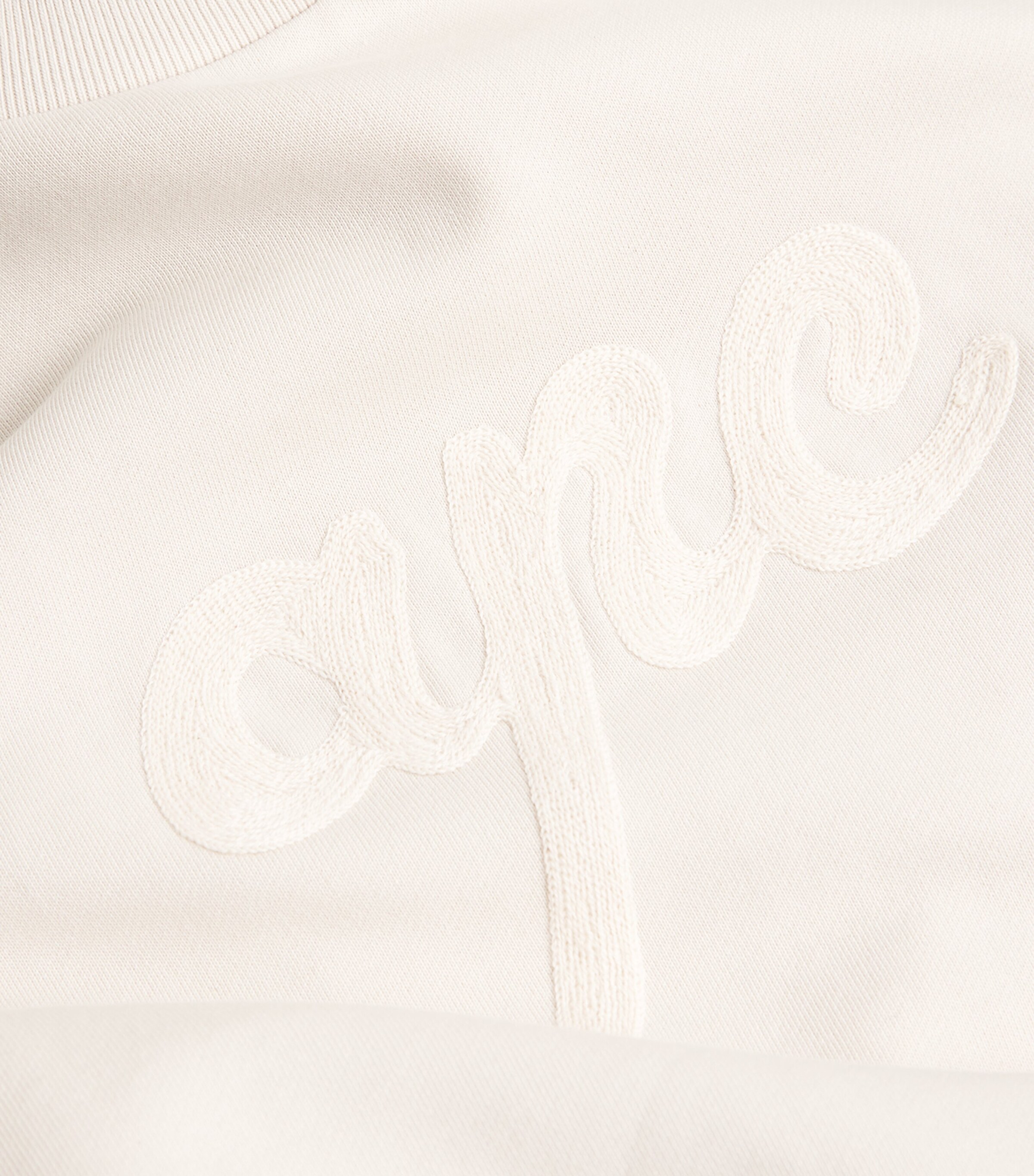 A.P.C. Mens Cotton Logo Sweatshirt Aae Mastic Image 5