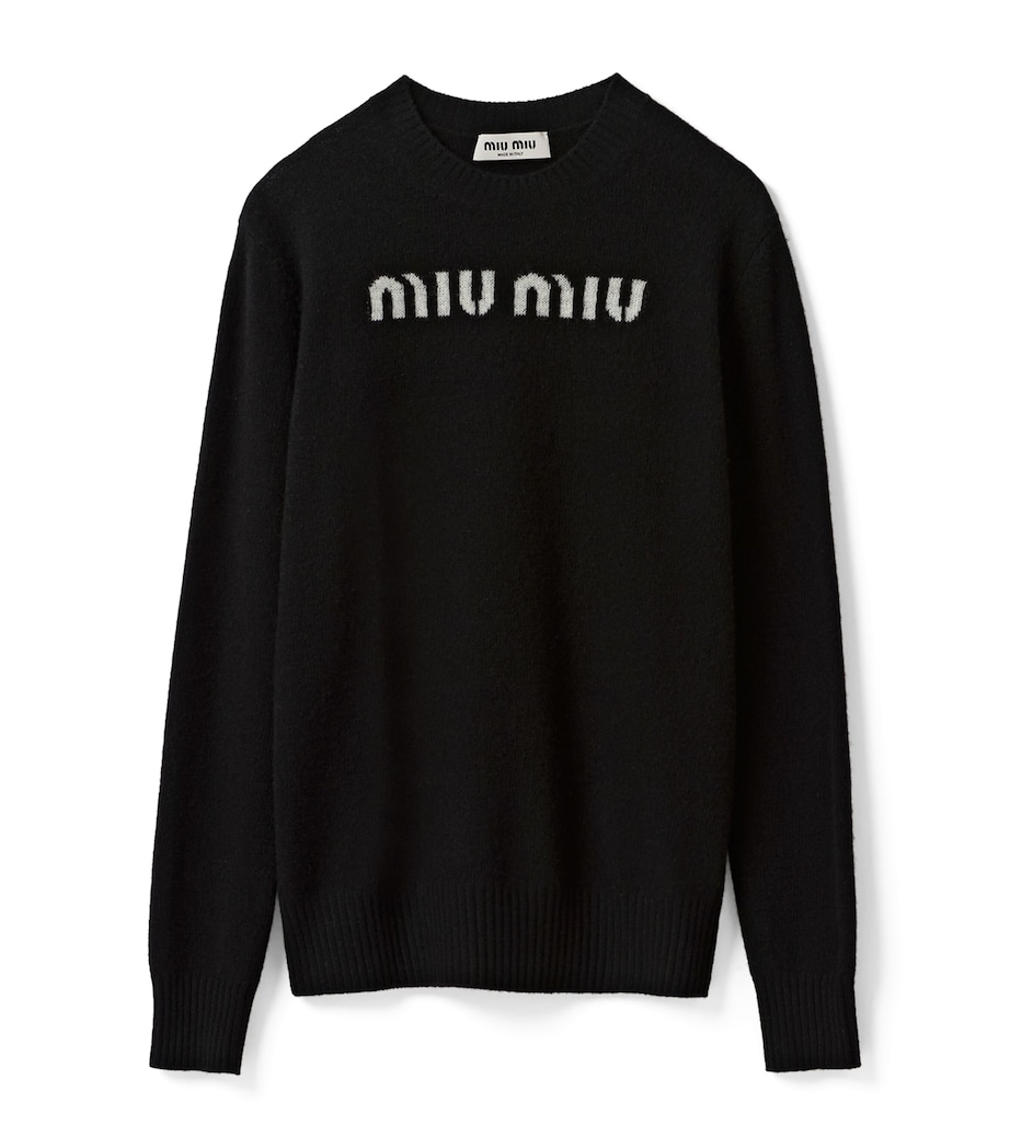 Cashmere Logo Sweater F0002 Image 1