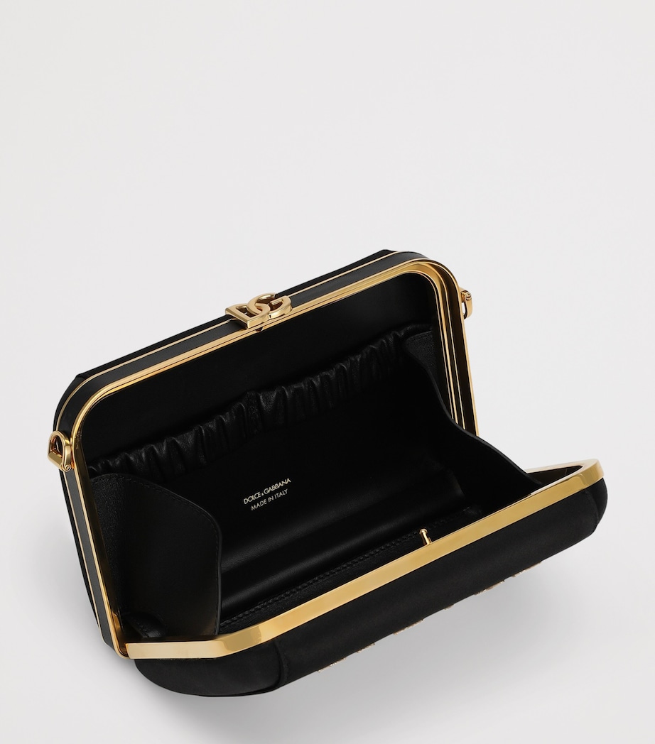 Dolce&Gabbana Do Not Disturb Top-Handle Bag Black/gol Image 6
