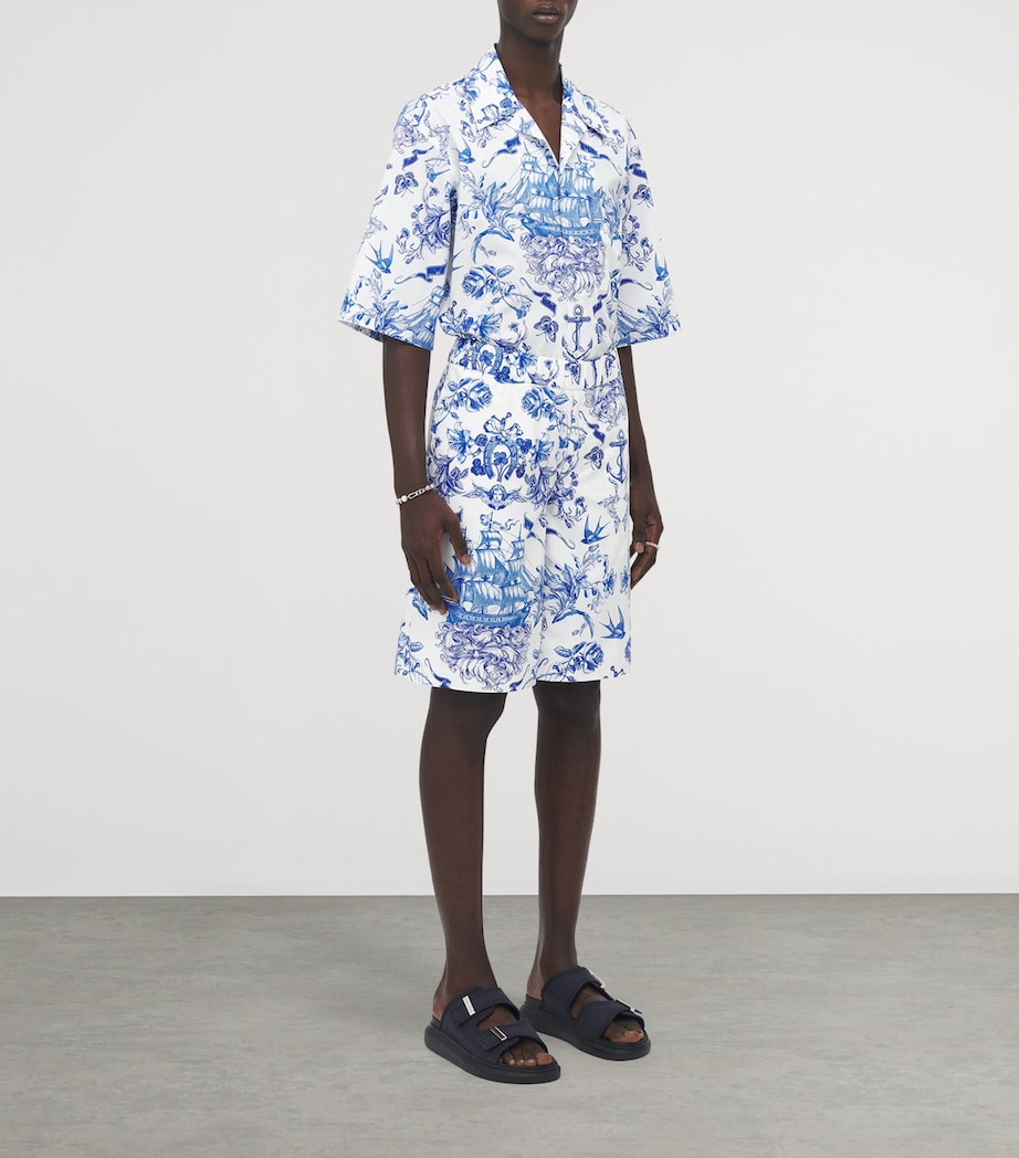 Tattoo-Print Shorts 9256 Image 3