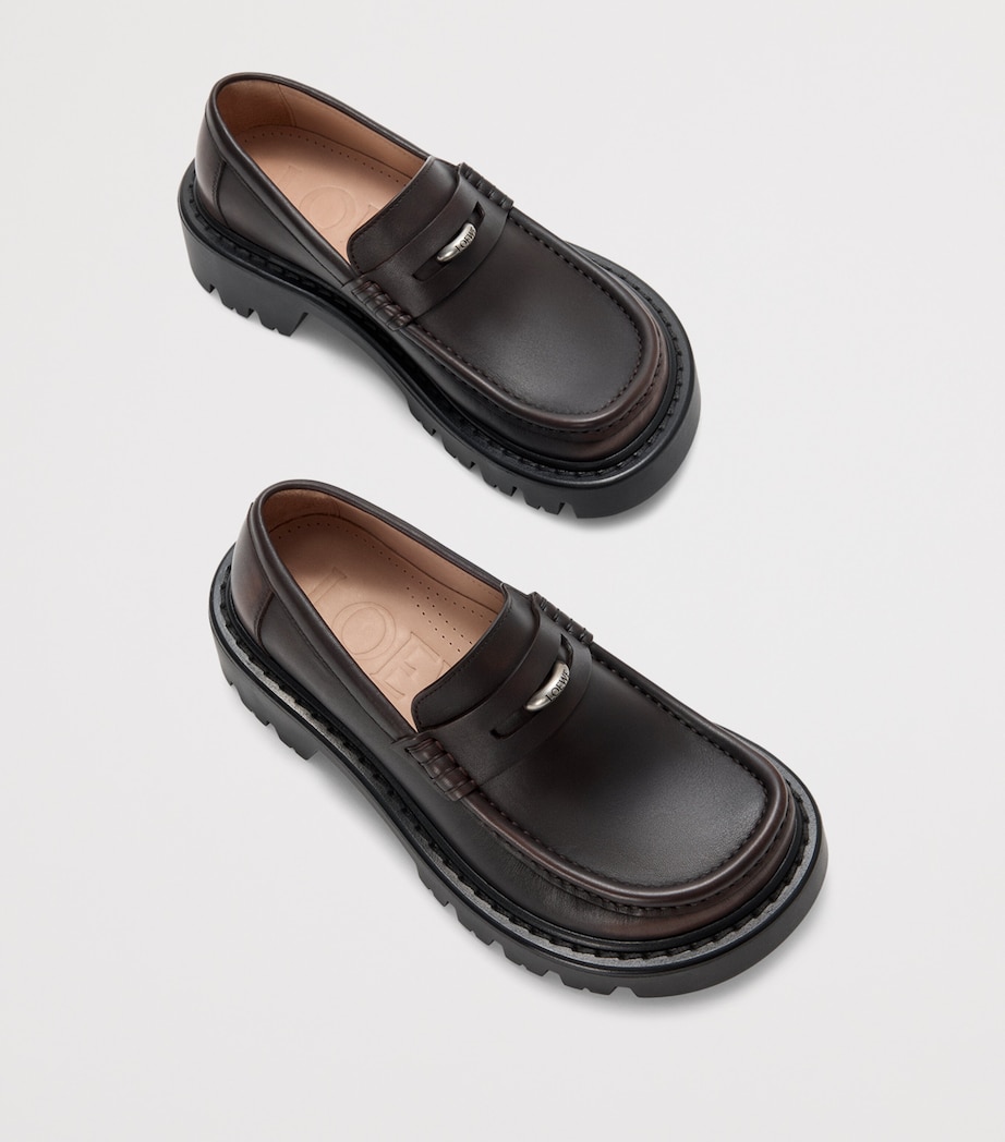 Leather Sierra Loafer DARK BROWN Image 4