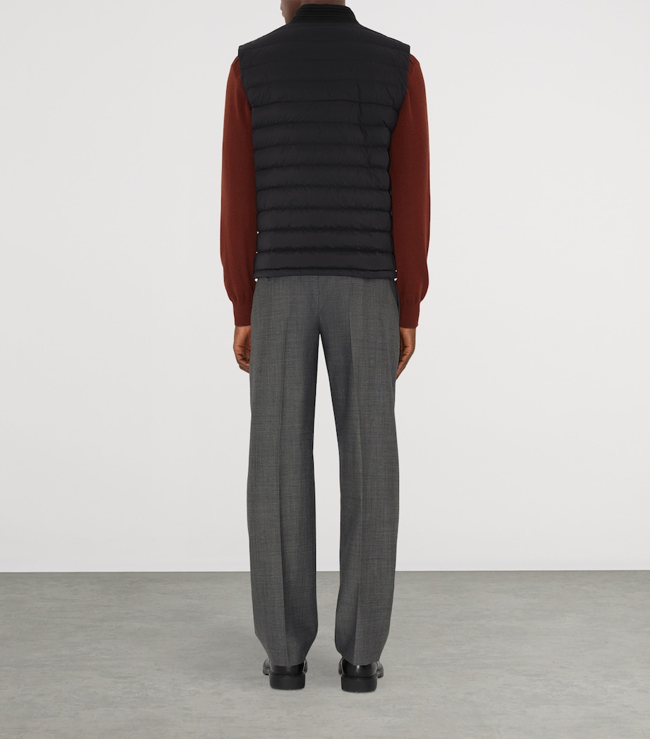 Nylon Puffer Jacket BLACK Image 4