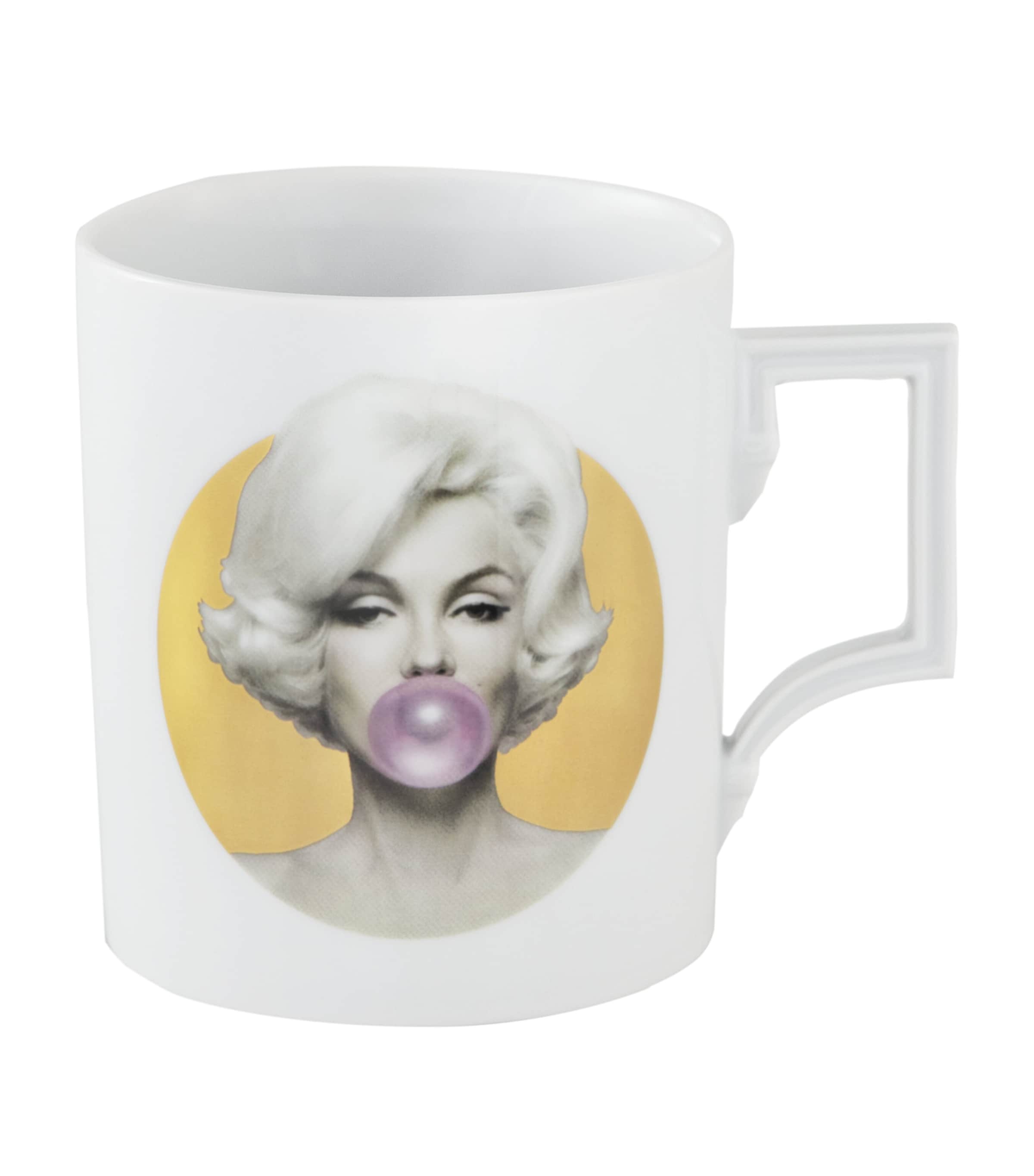 Meissen X Michael Moebius Porcelain Marilyn Mug In Gold