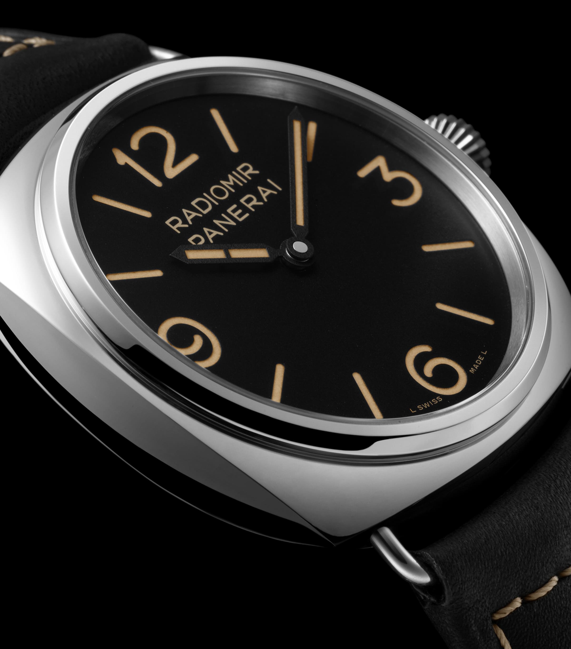 Steel Radiomir Watch 45mm BLACK Image 3