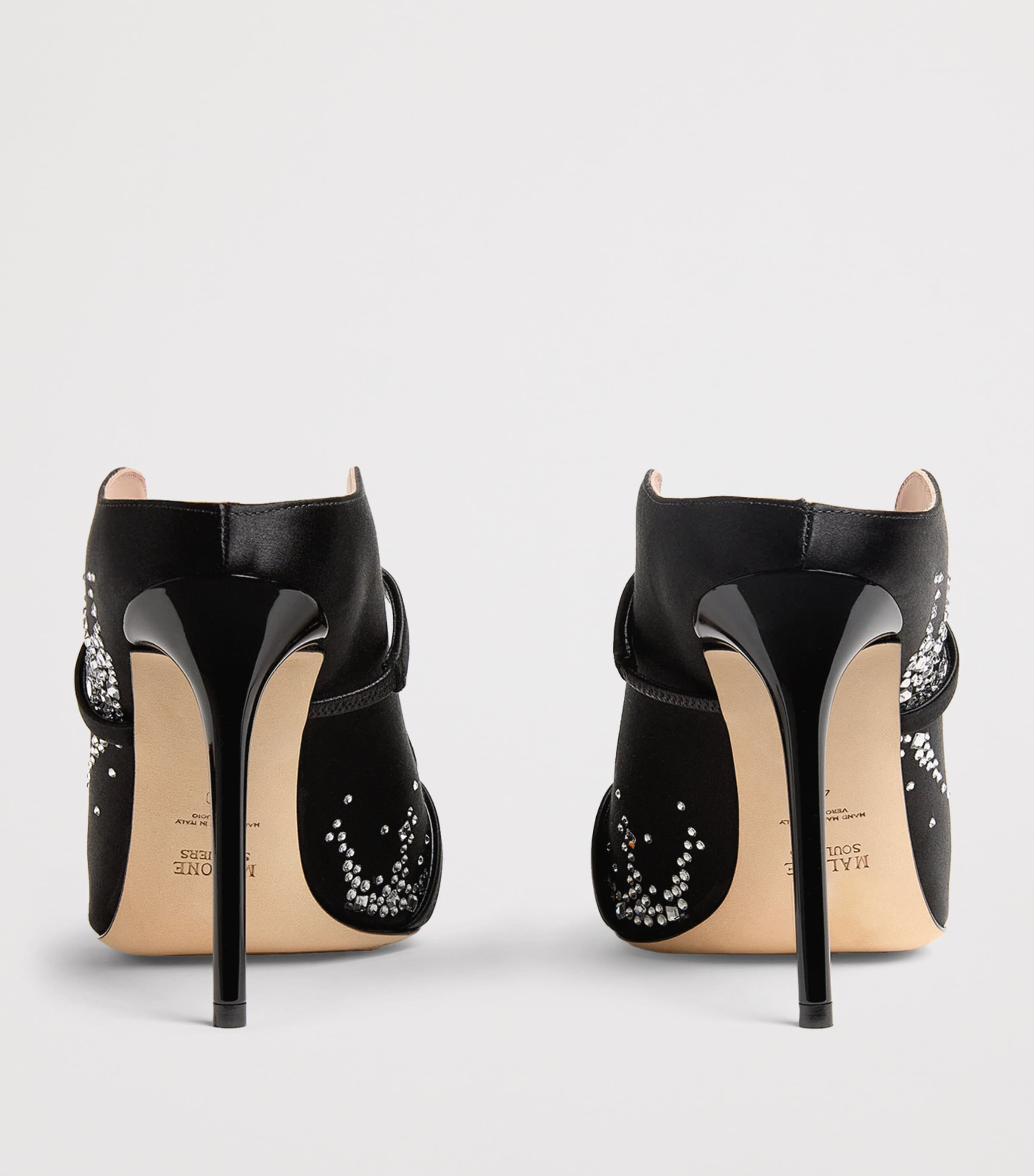 Crystal-Embellished Maureen Mules 100 BLACK Image 4