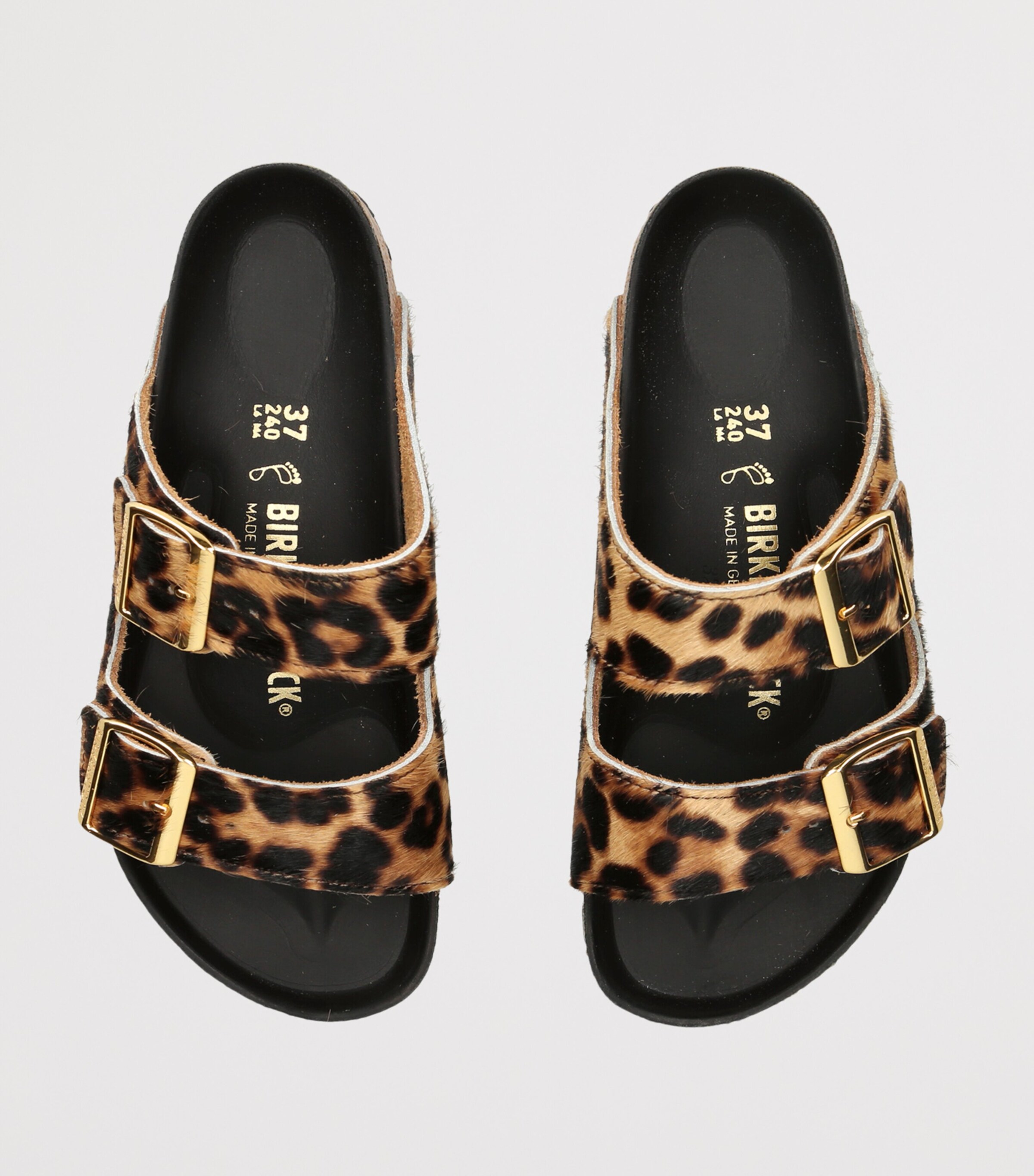 Birkenstock Pony Hair Arizona Sandals Blk/brown Image 4