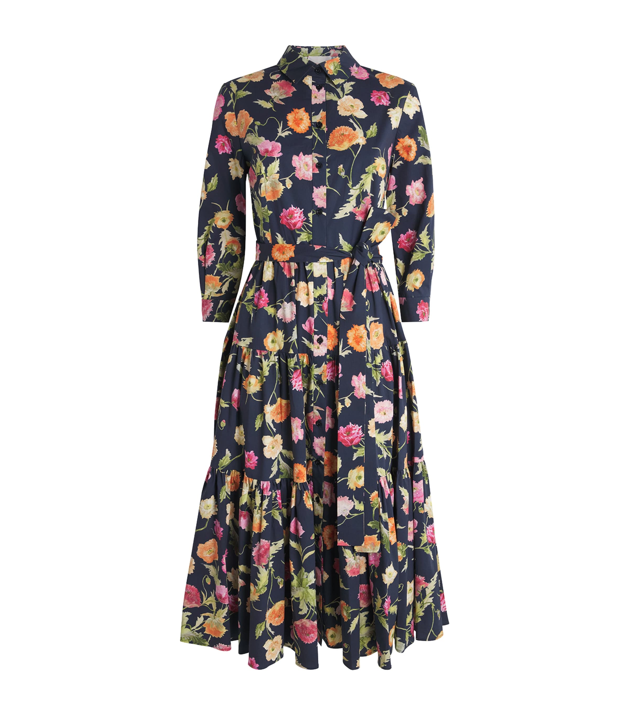 Poppy Print Shirt Dress 498 MIDNIGHT MULTI Image 1