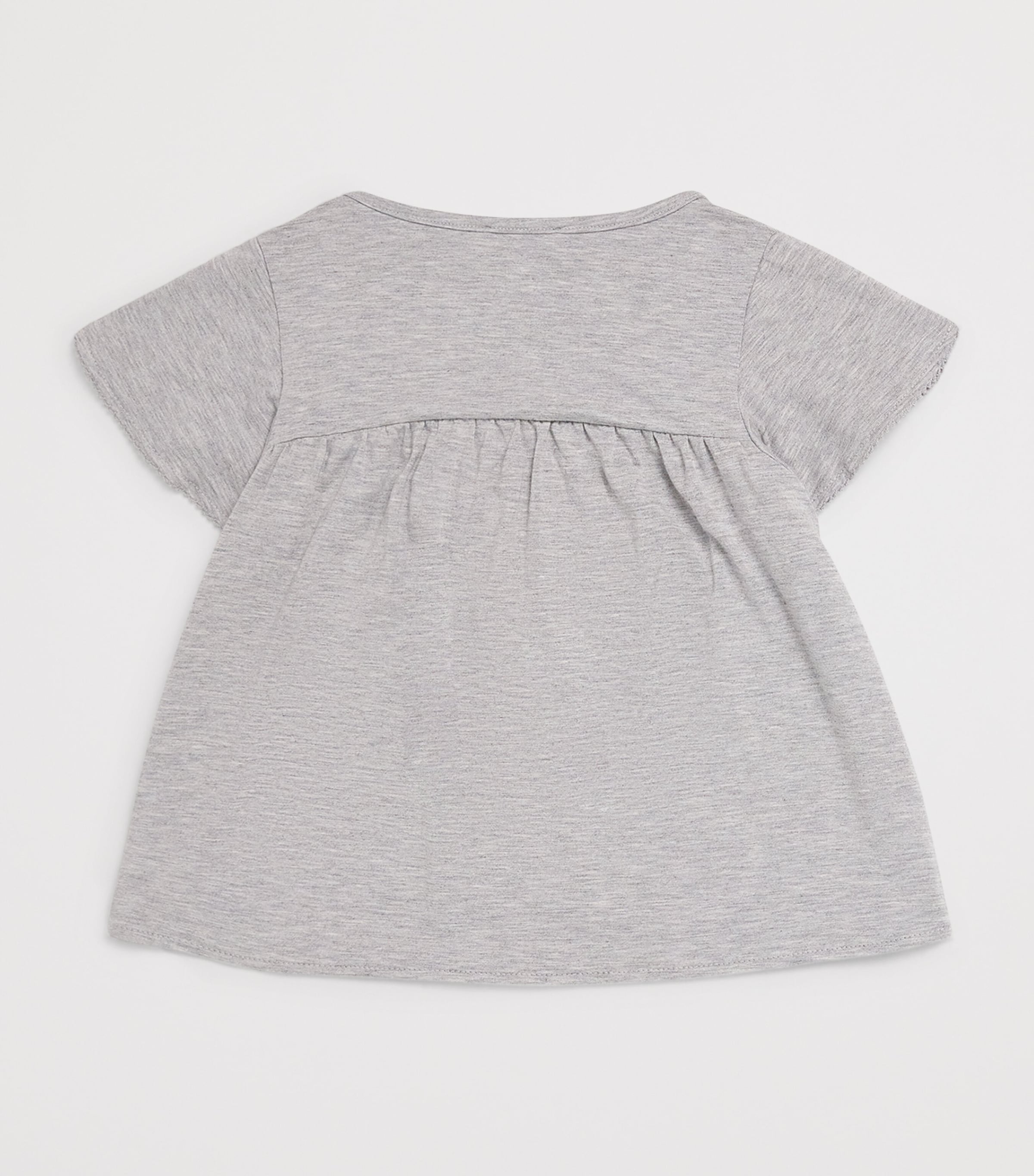 Petal T-Shirt (4-16 Years) LT GREY Image 2