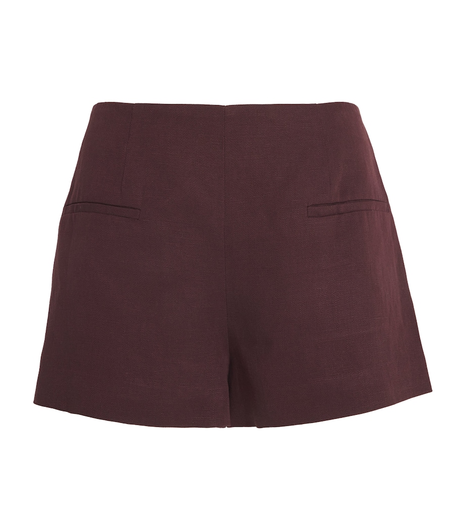 Faithfull the Brand Womens Florine Shorts Port Image 1