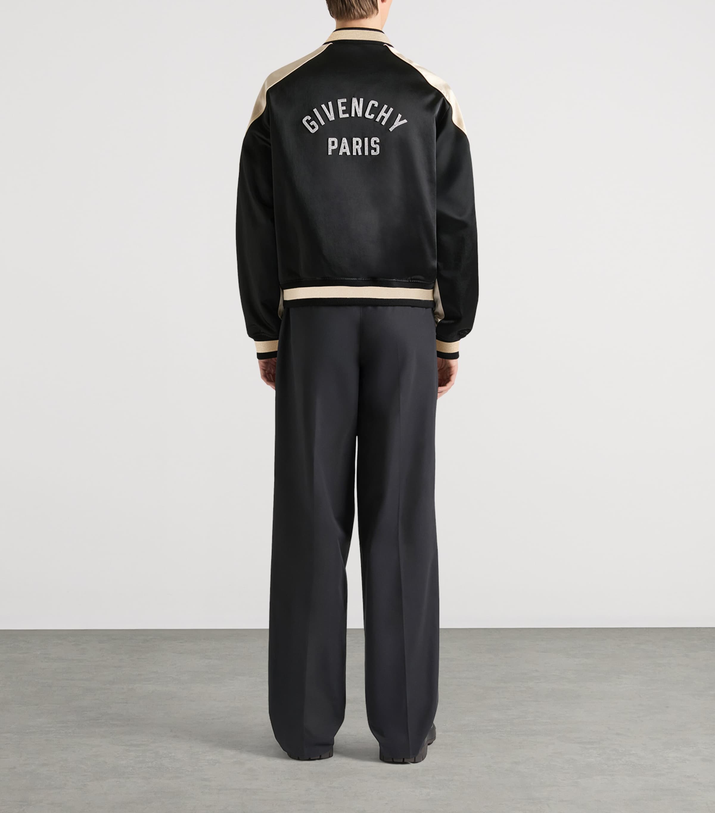 Givenchy Mens Logo Bomber Jacket Image 3