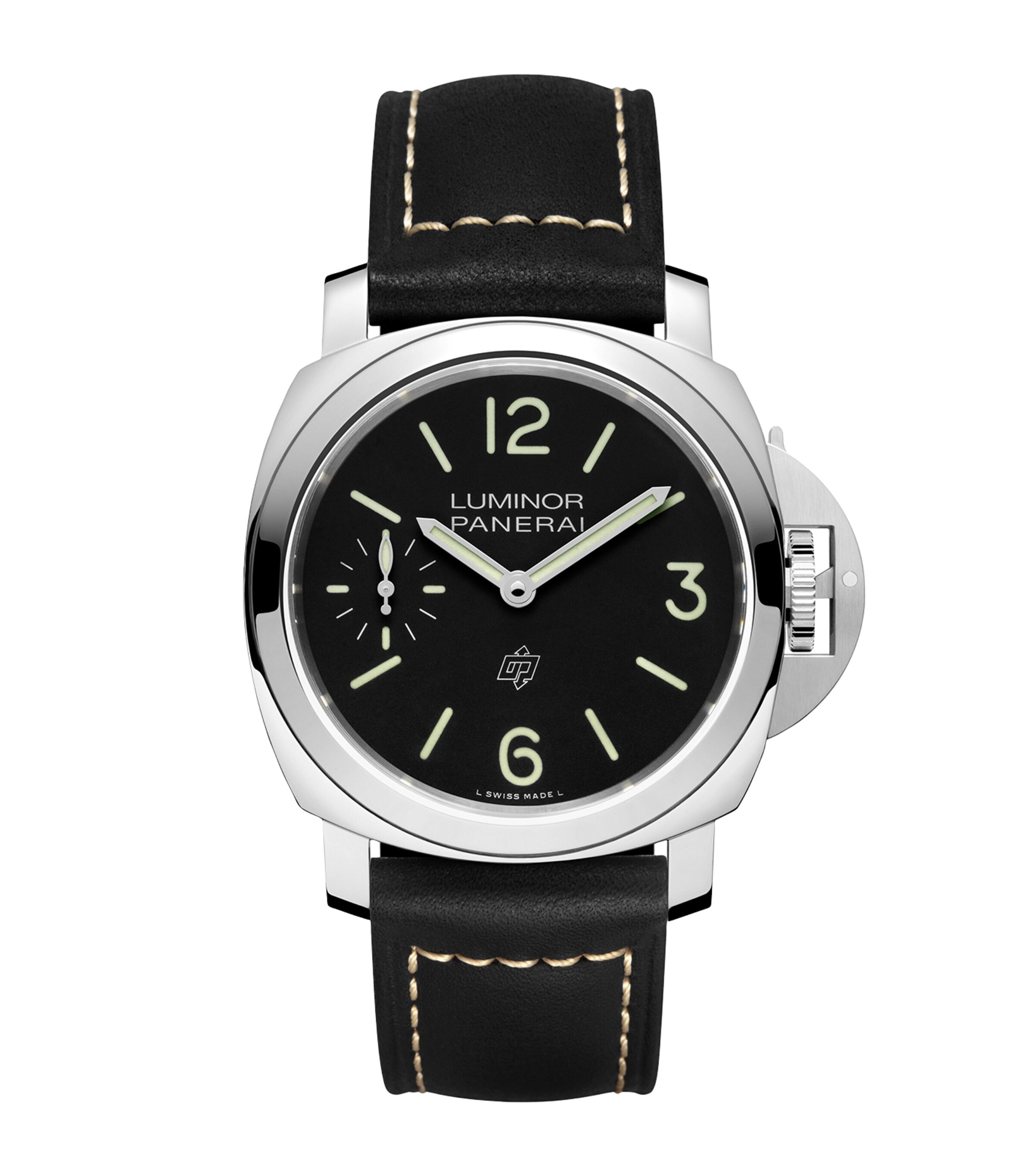 Panerai Stainless Steel Luminor Watch 44mm Black Image 1