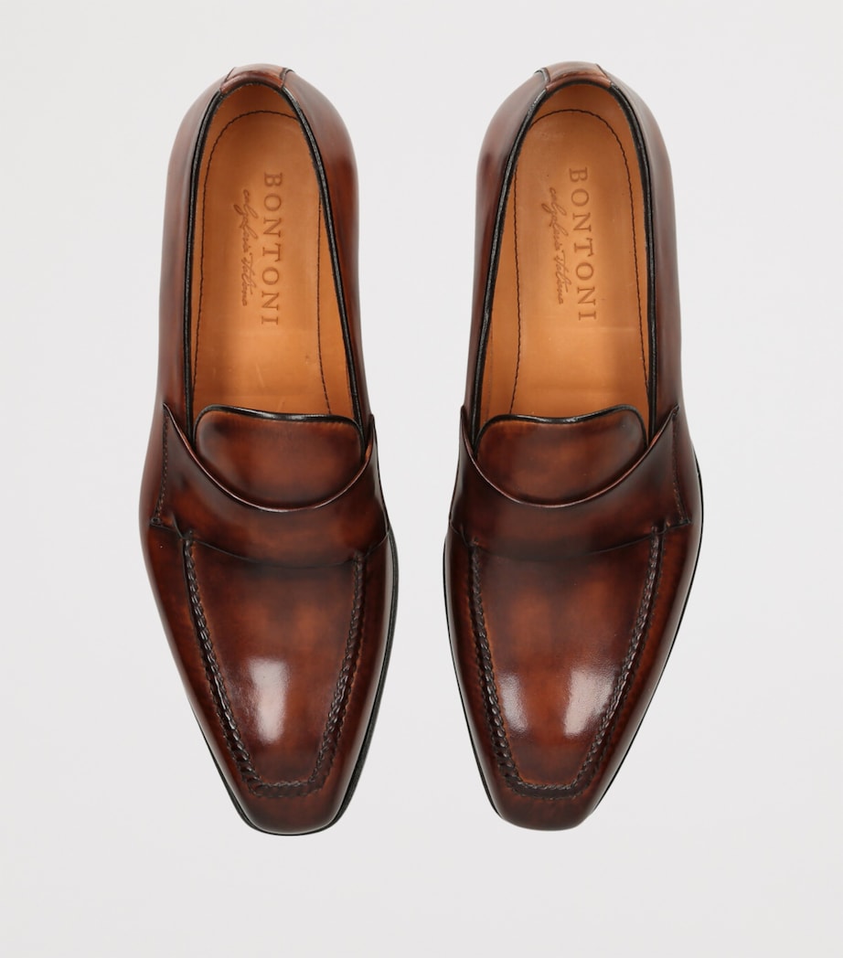 Leather Miracolo Loafers BROWN Image 4