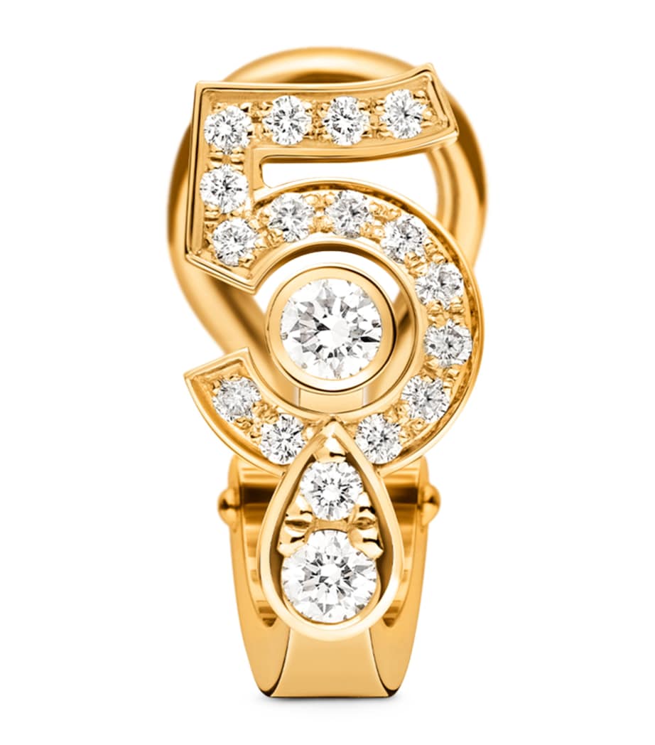 Yellow Gold and Diamond Eternal N°5 Single Clip-On Earring YELLOW Image 1