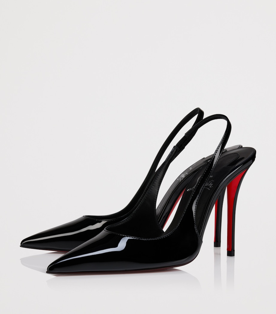 Miss Z Sling Patent Leather Slingback Pumps 100 B439 Image 3