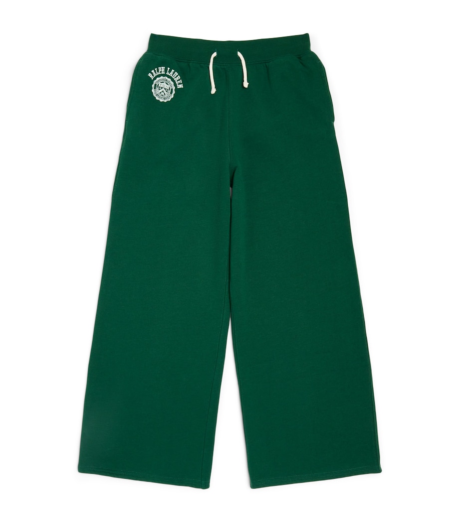 Ralph Lauren Kids Cotton-Blend Logo Sweatpants (6-14 Years) Green Image 1