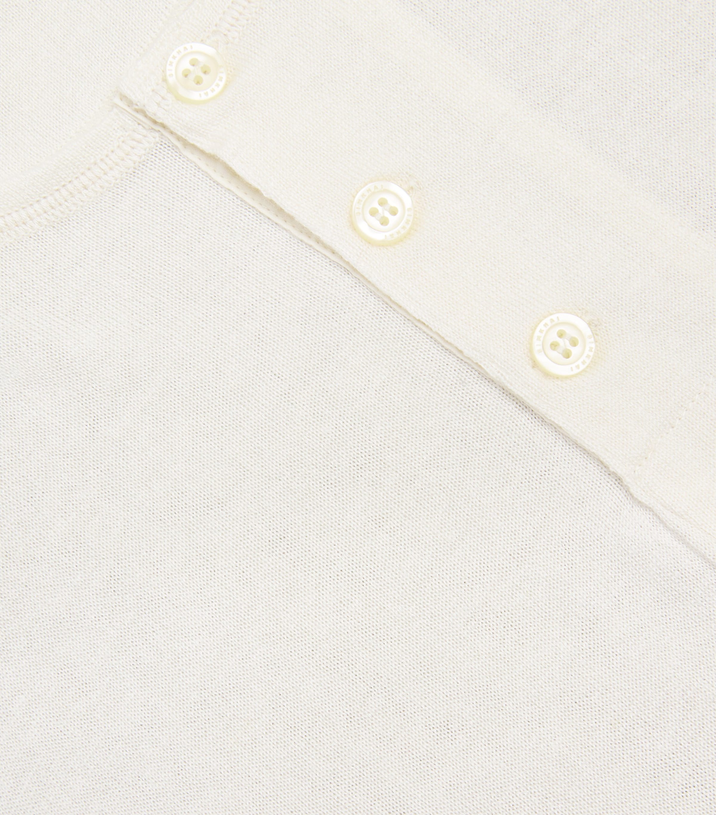 Silk-Linen Hayes Henley Shirt IVORY Image 5