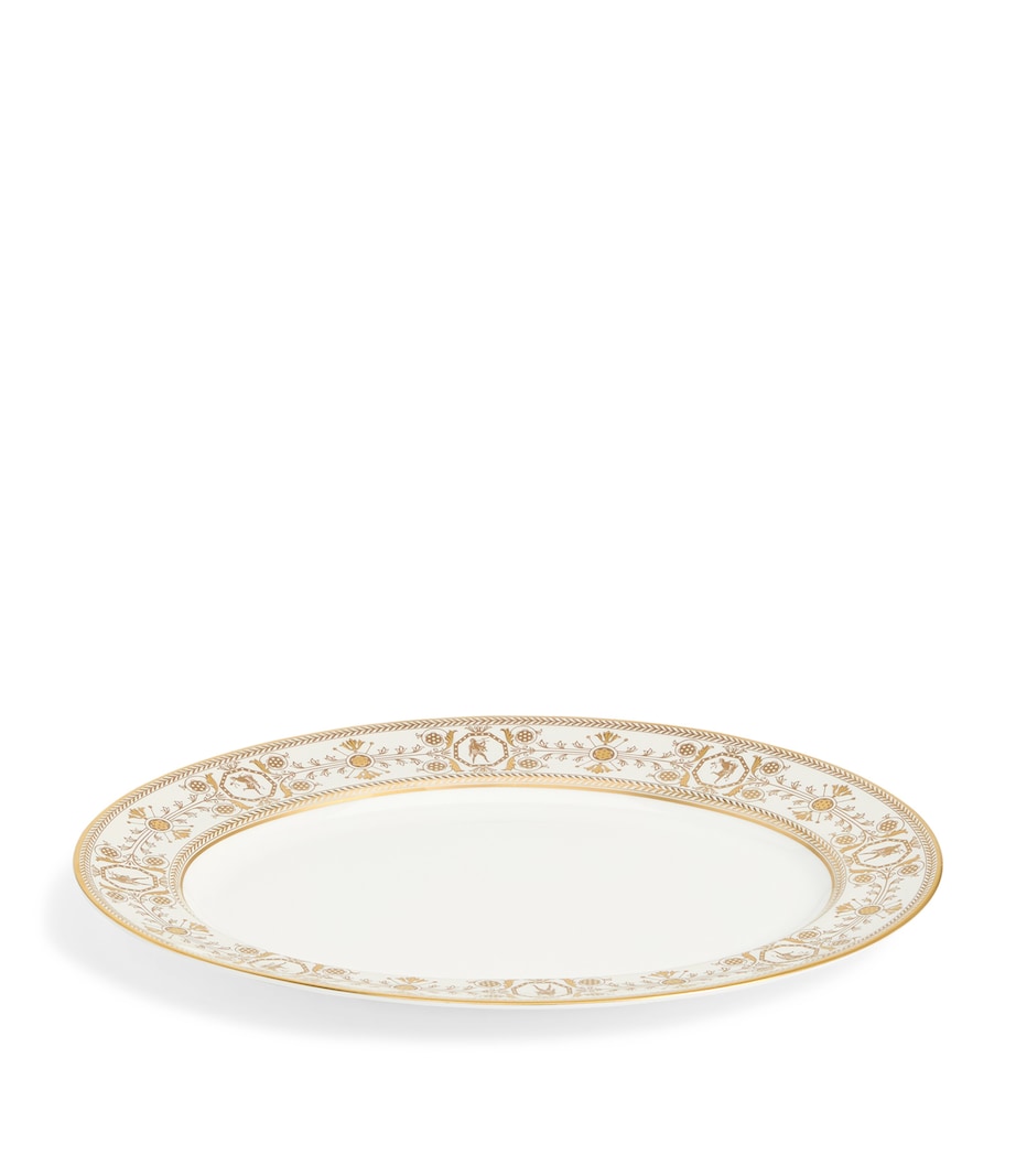 Bone China Bacchus Oval Platter (39cm) PINK Image 3