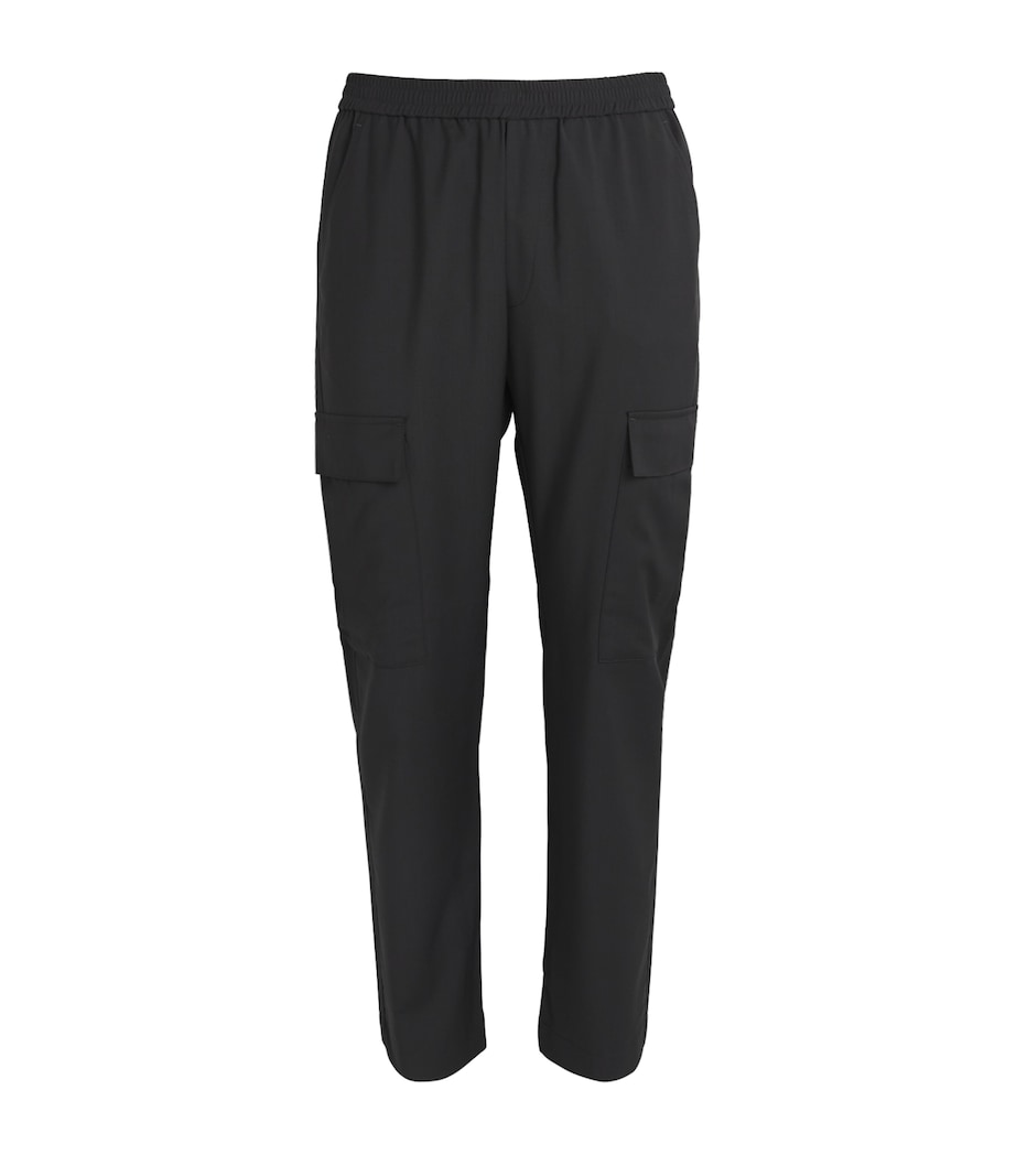 Virgin Wool Cargo Trousers 580 PIOMBO Image 1
