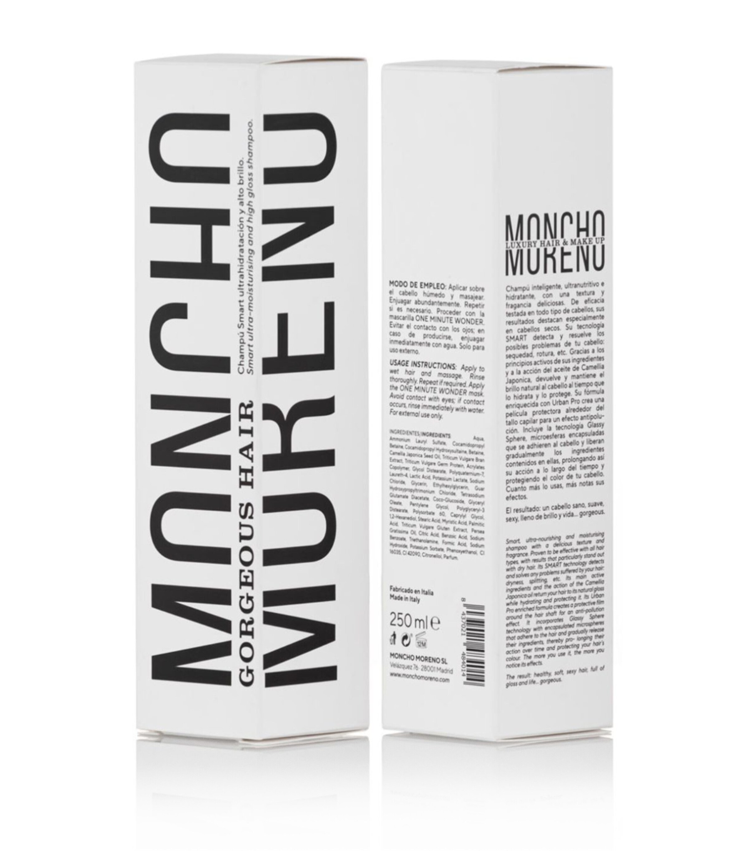 MONCHO MORENO Gorgeous Hair Shampoo (250ml) Image 3