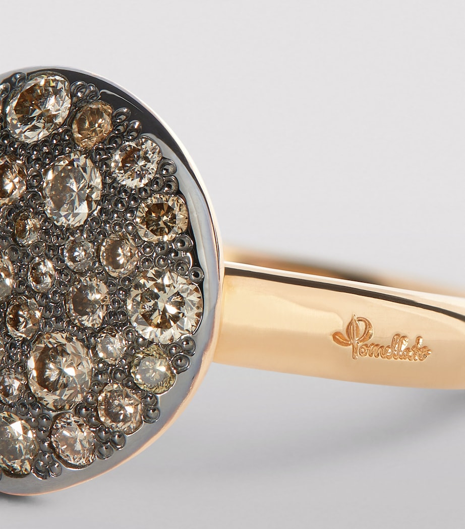 Rose Gold and Brown Diamond Sabbia Ring DBR00 Image 6