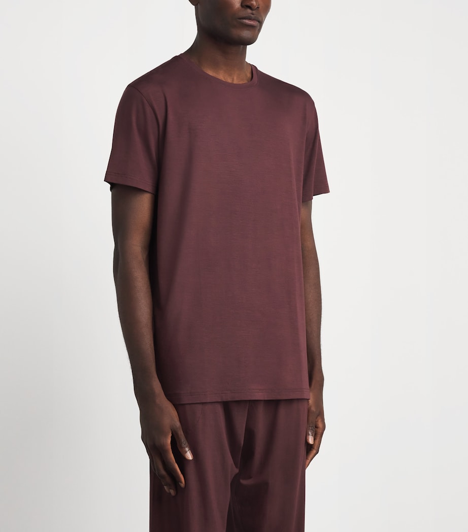 Derek Rose Mens Basel Lounge T-Shirt Bro Image 4