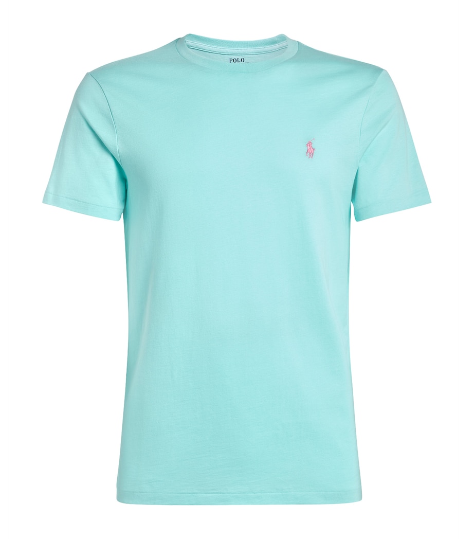 Polo Ralph Lauren Mens Cotton Custom-Fit Polo Pony T-Shirt New Image 1