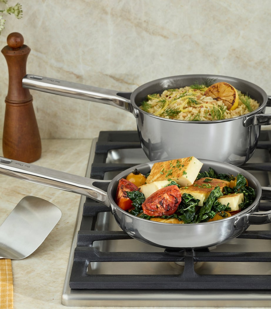 OUR PLACE Titanium Pro Cookware Set Chrome Image 4