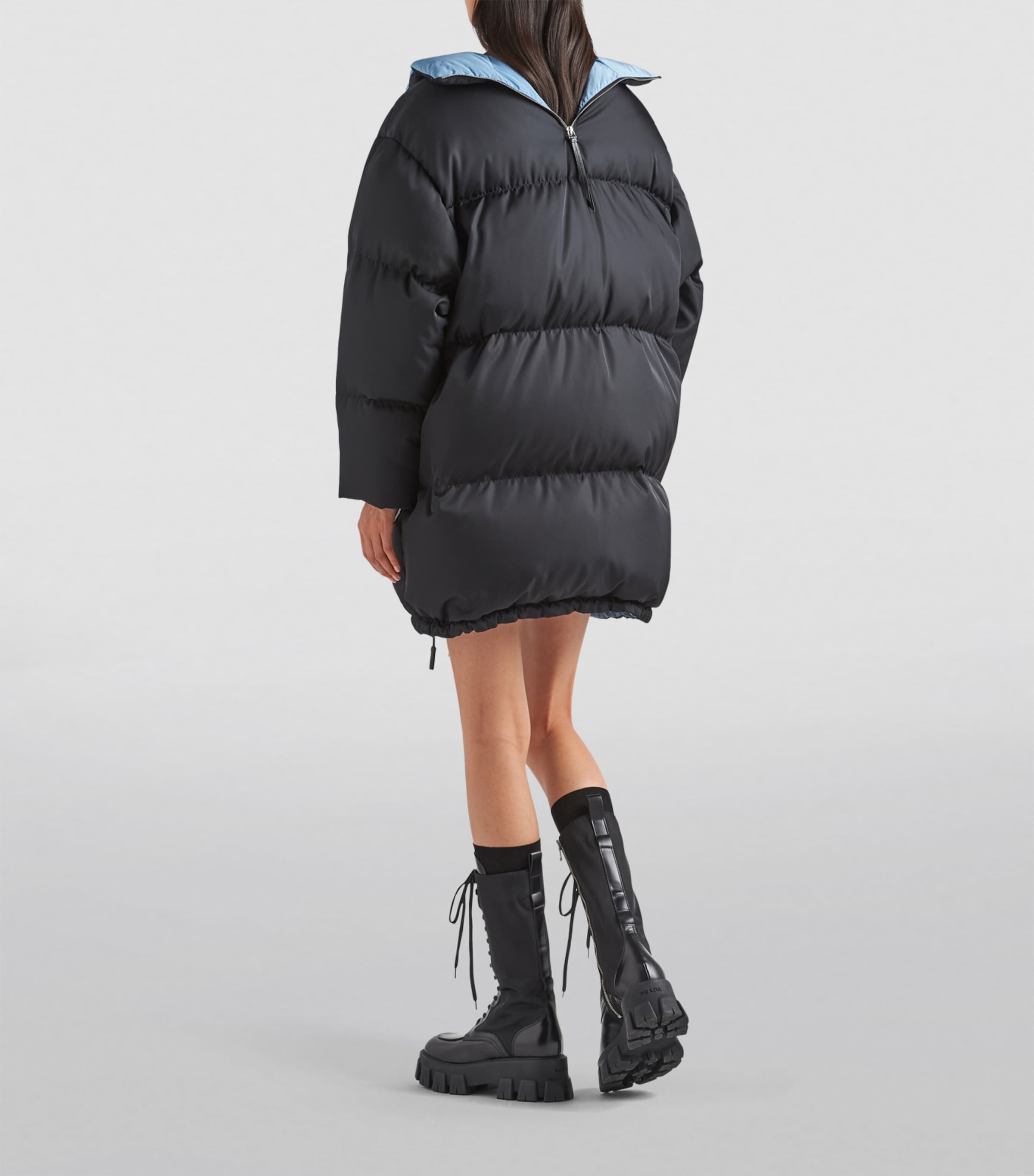 Collared Puffer Jacket F0002 Image 4