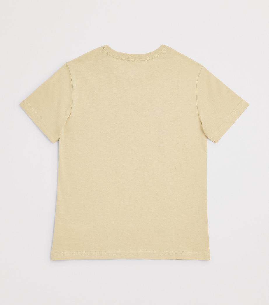 Ralph Lauren Kids Cotton Polo Bear T-Shirt (2-7 Years) Tallow Cream Image 2