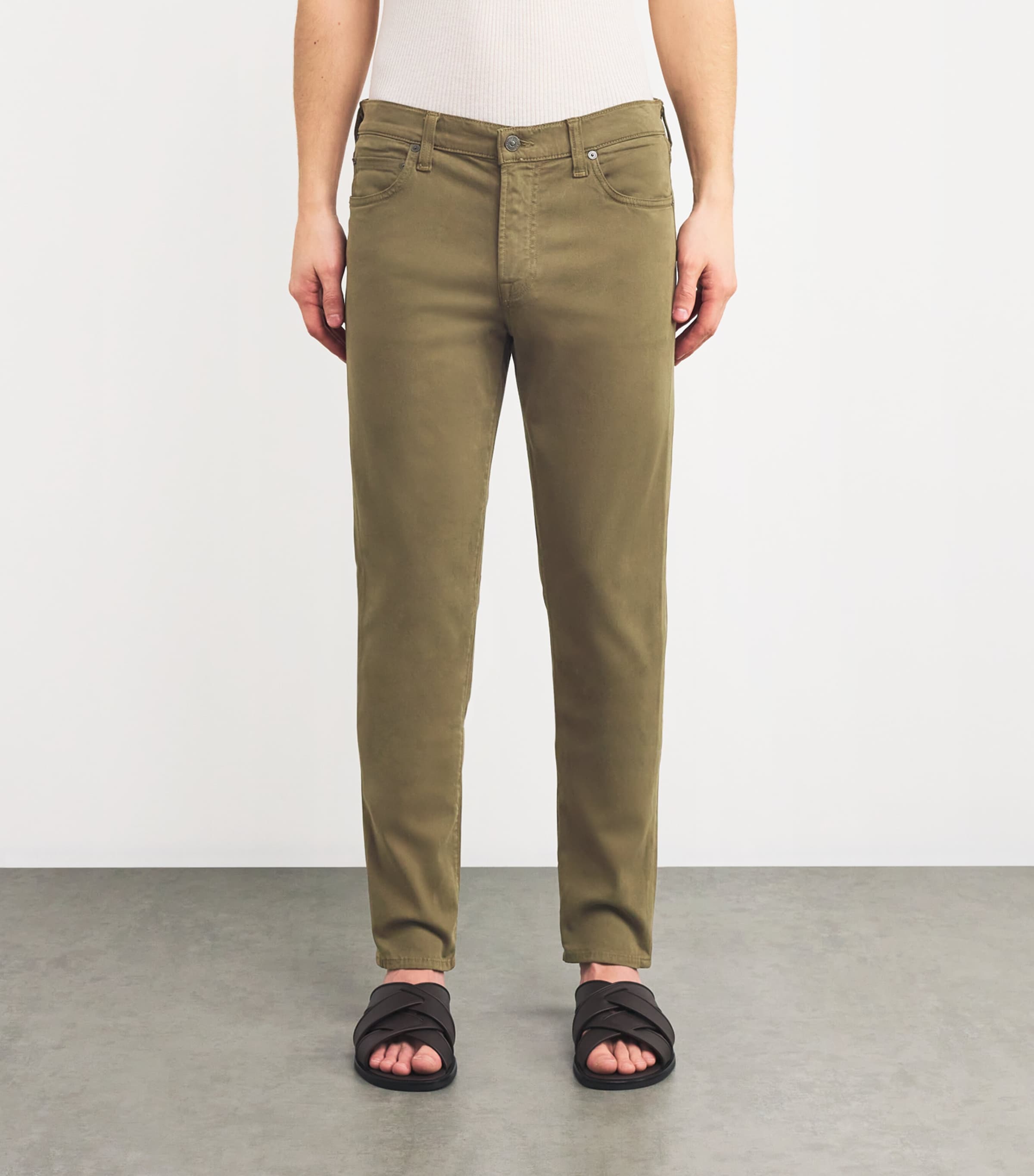 Citizens of Humanity Mens London Tapered Slim Trousers Losol Los Alivos Image 3