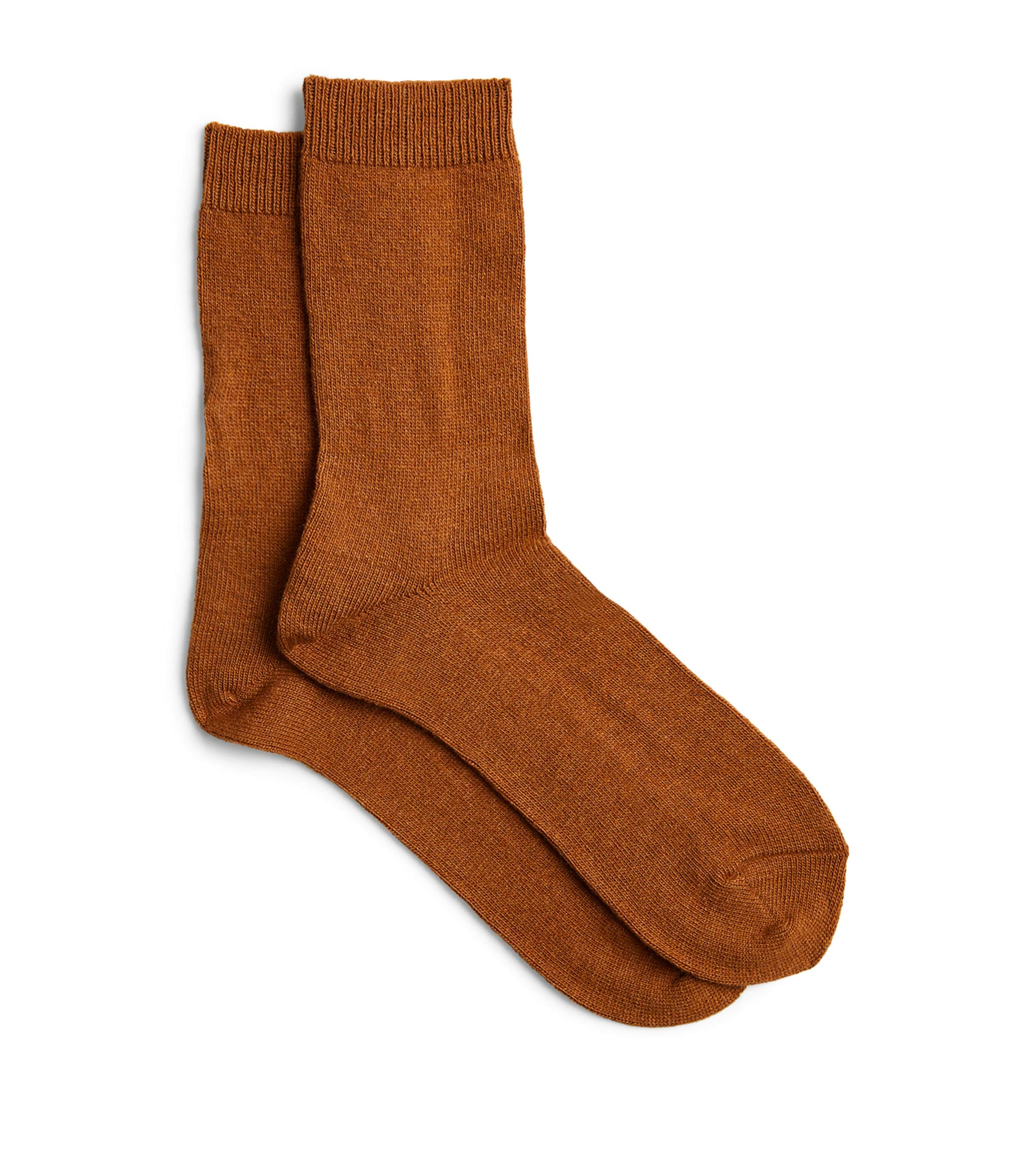 Falke Cosy Wool Socks In Brown